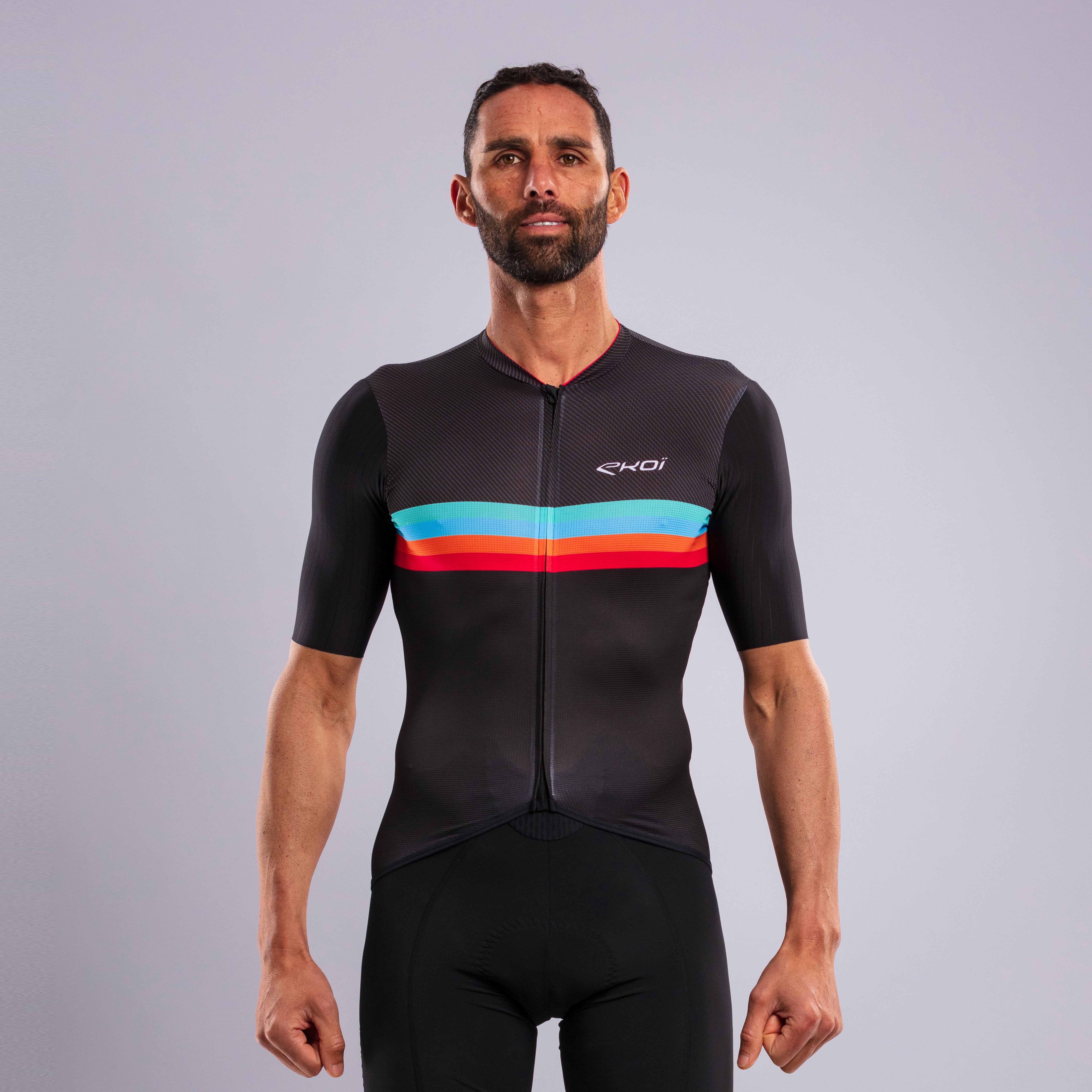 EKOI ROAD LINES Jersey Black