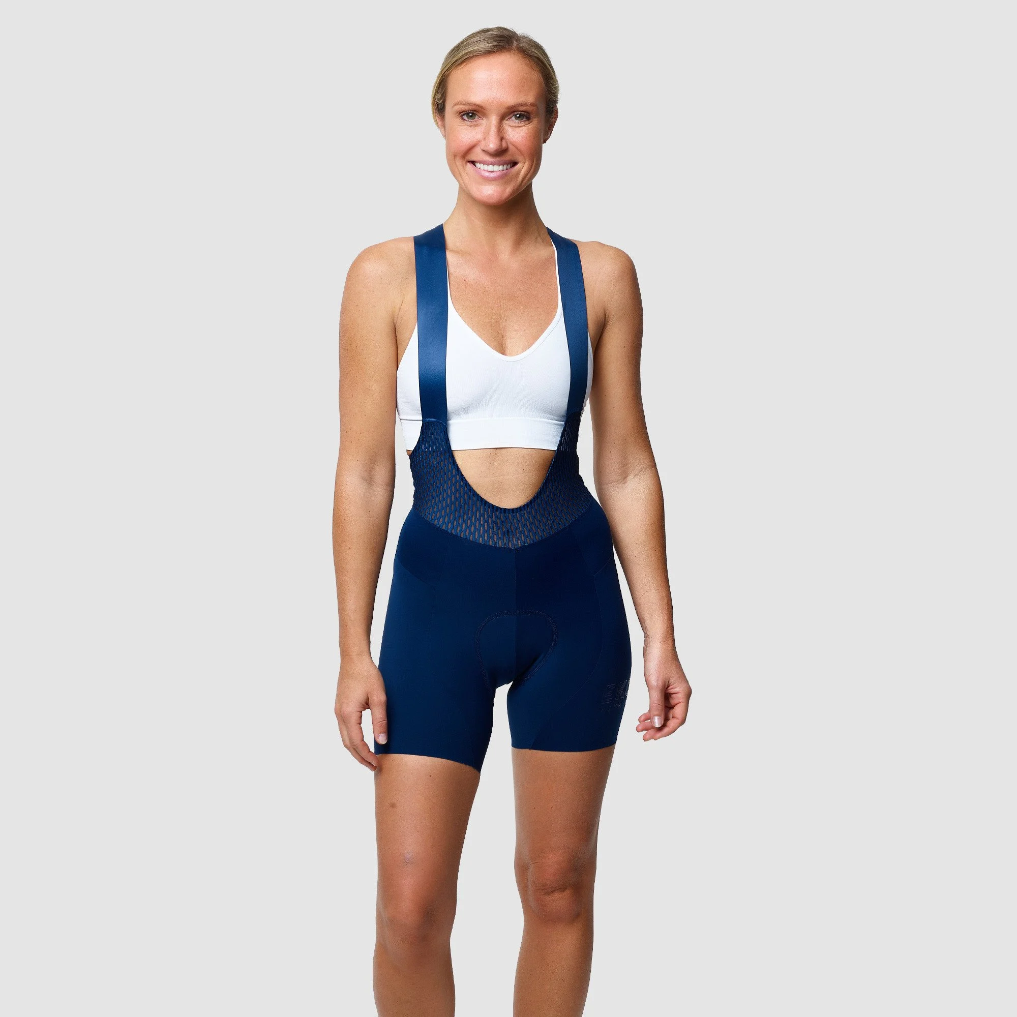 Women Strap Bibshorts EKOI ESSENTIAL Blue