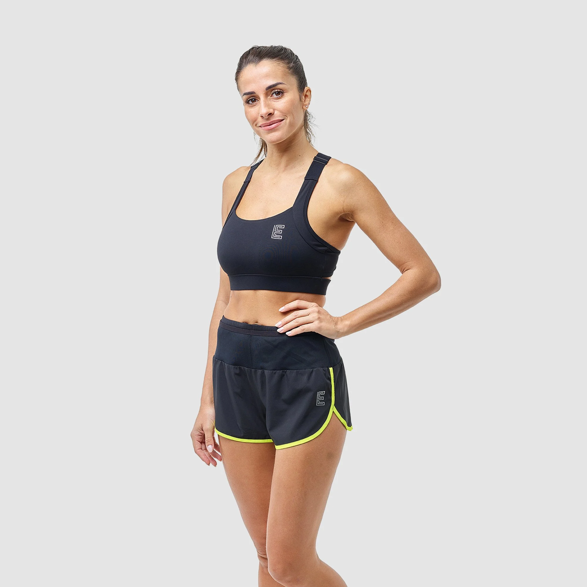 Women Shorts EKOI RUN Black