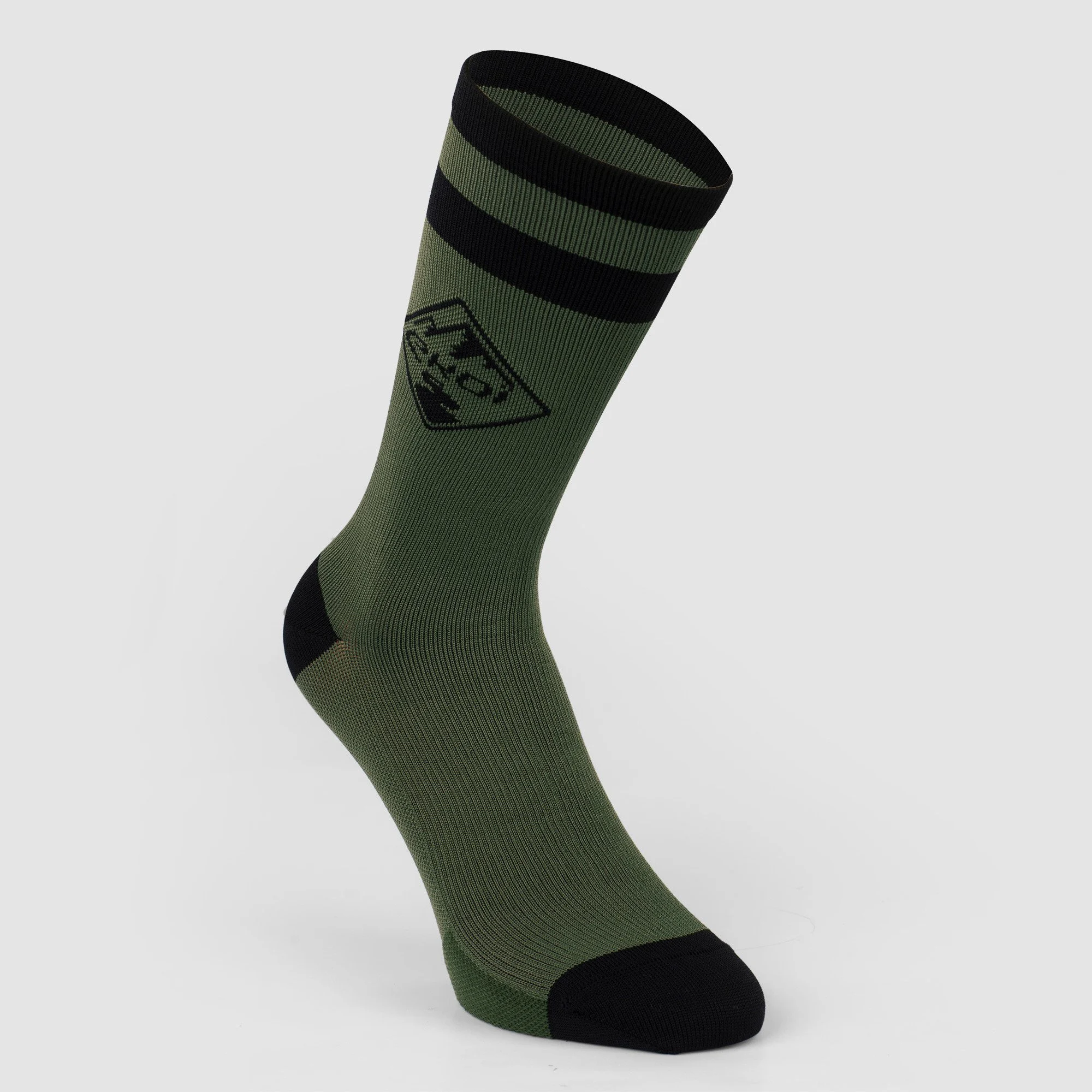 EKOI GRAVEL Khaki unisex cycling socks