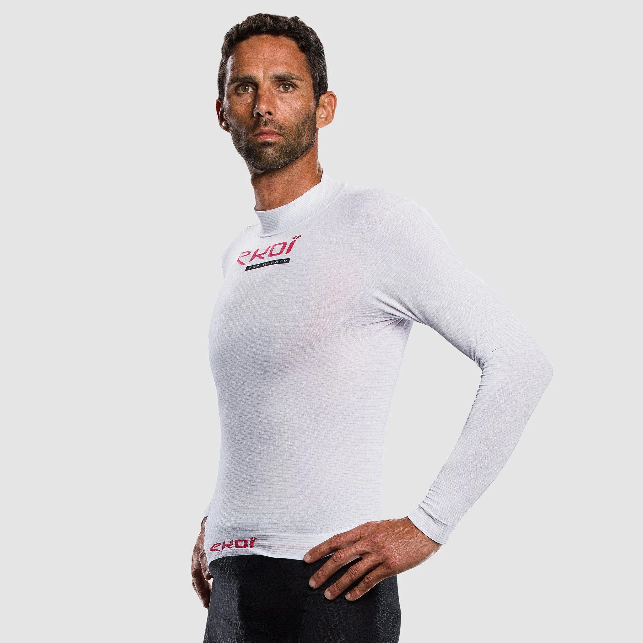 BASE LAYER EKOI THERMO TOP CARBON HIGH NECK