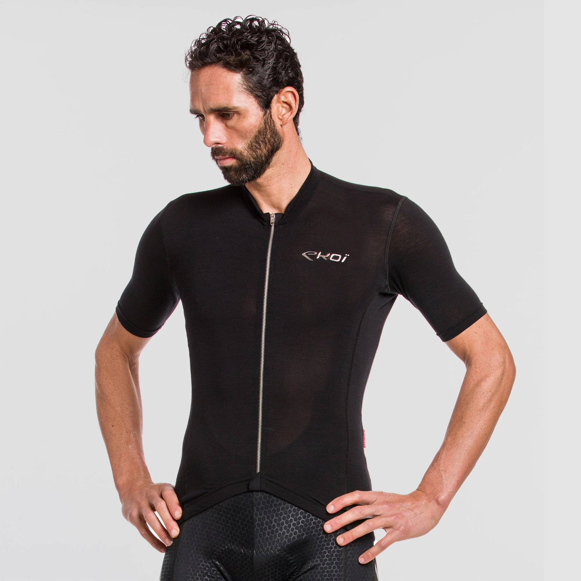 MERINO Jersey Black