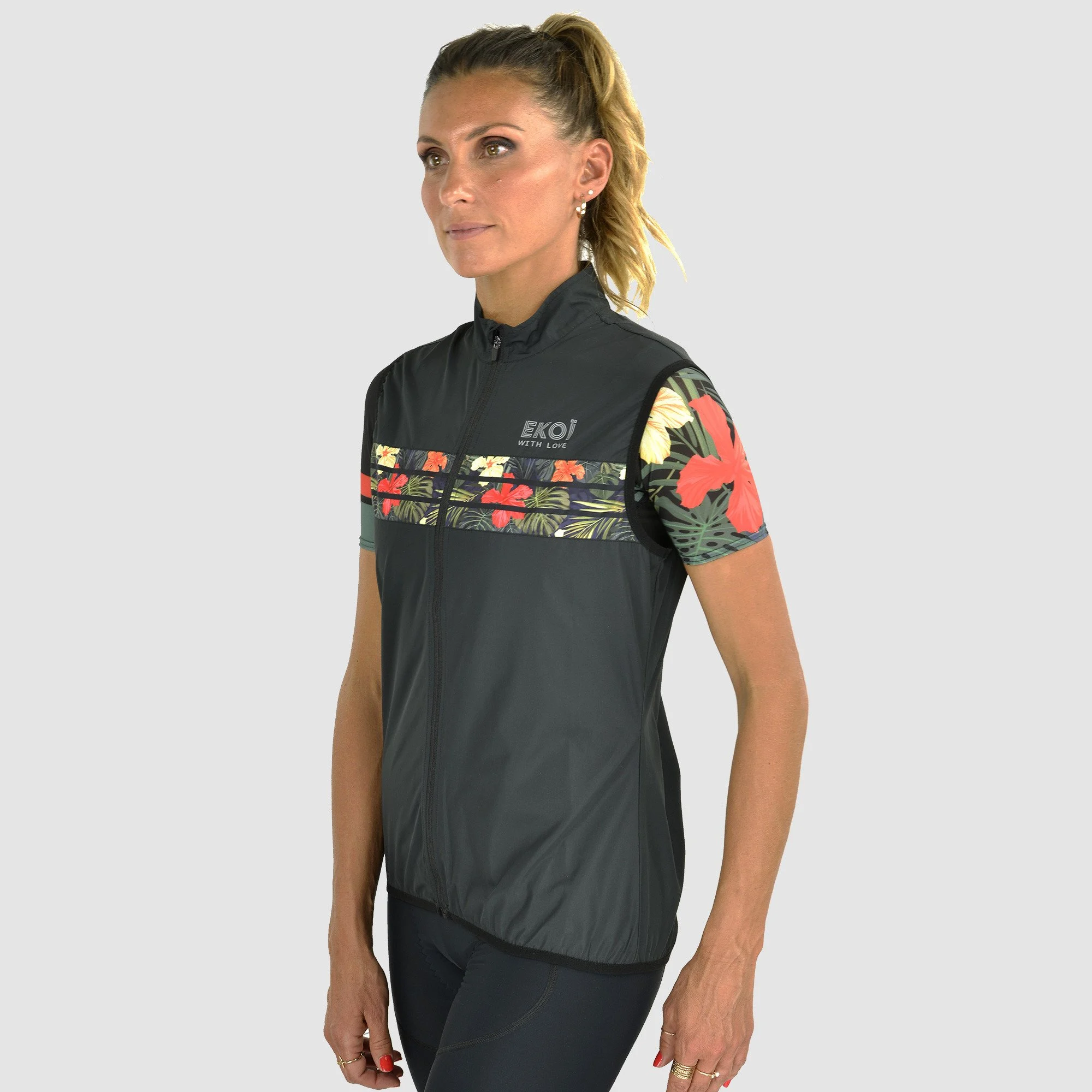 Windproof Vest EKOI CELIA Black