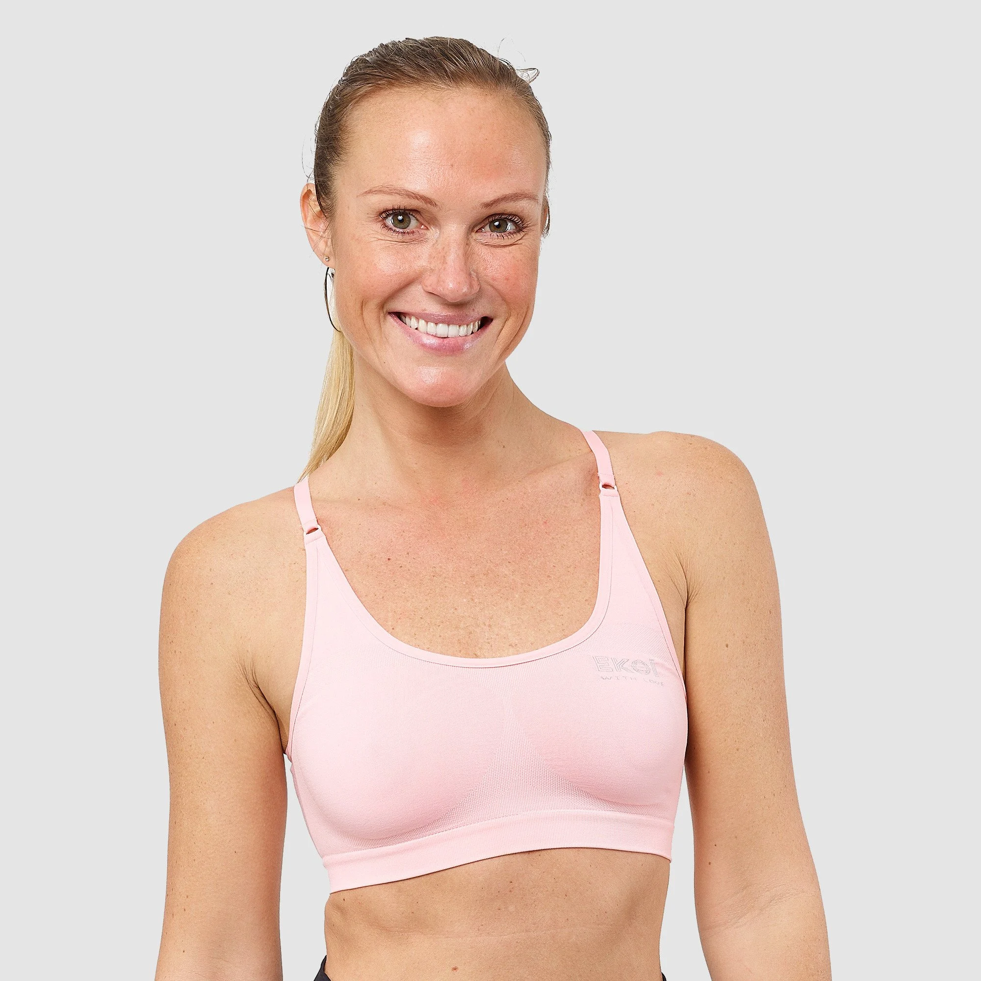 Women Bra EKOI Crossed back Pink