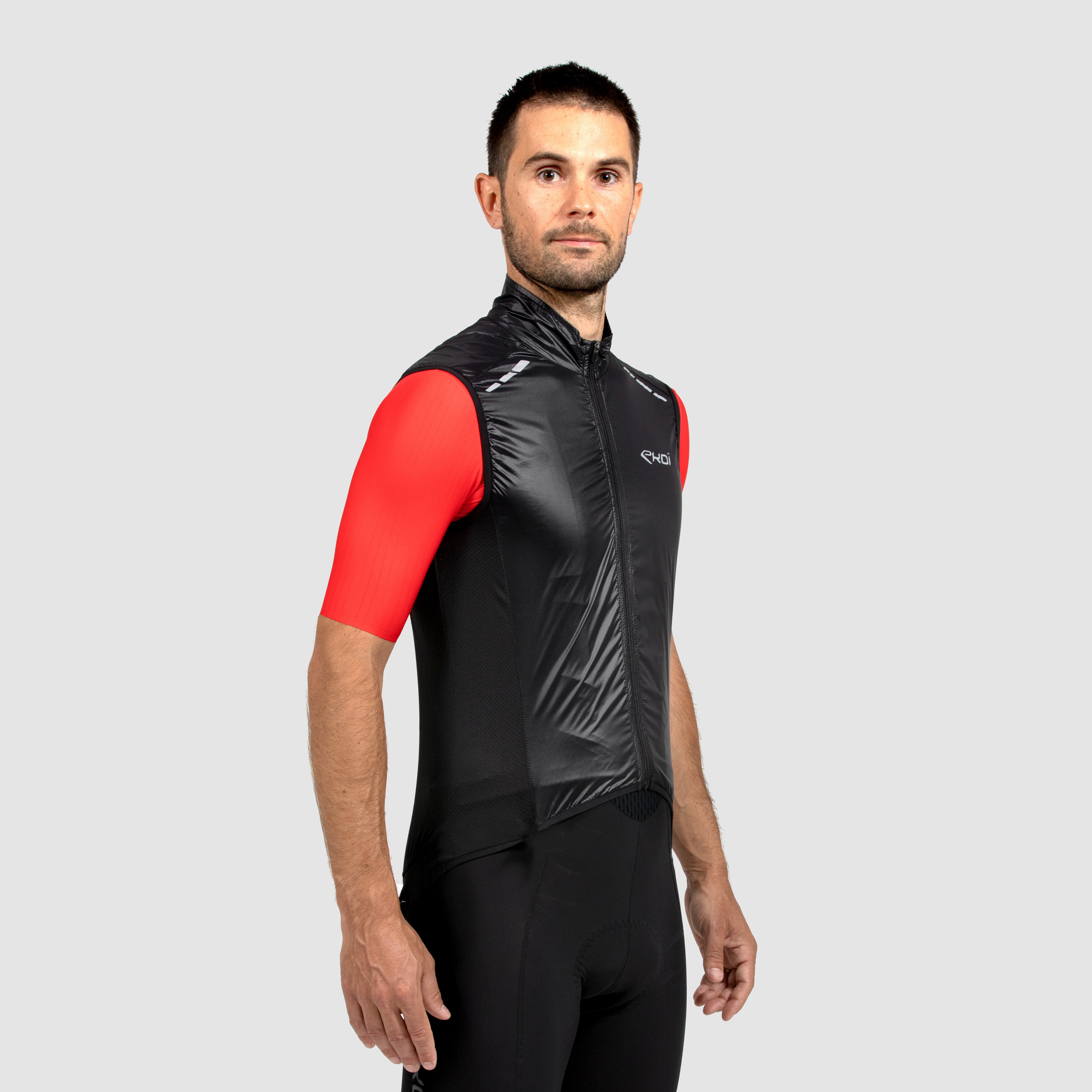 EKOI Perf WINDPROOF LIGHT LASER Windbreaker Black