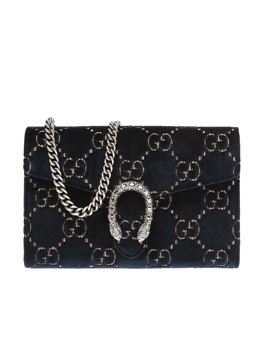 Gucci Dionysus GG Velvet Chainwallet