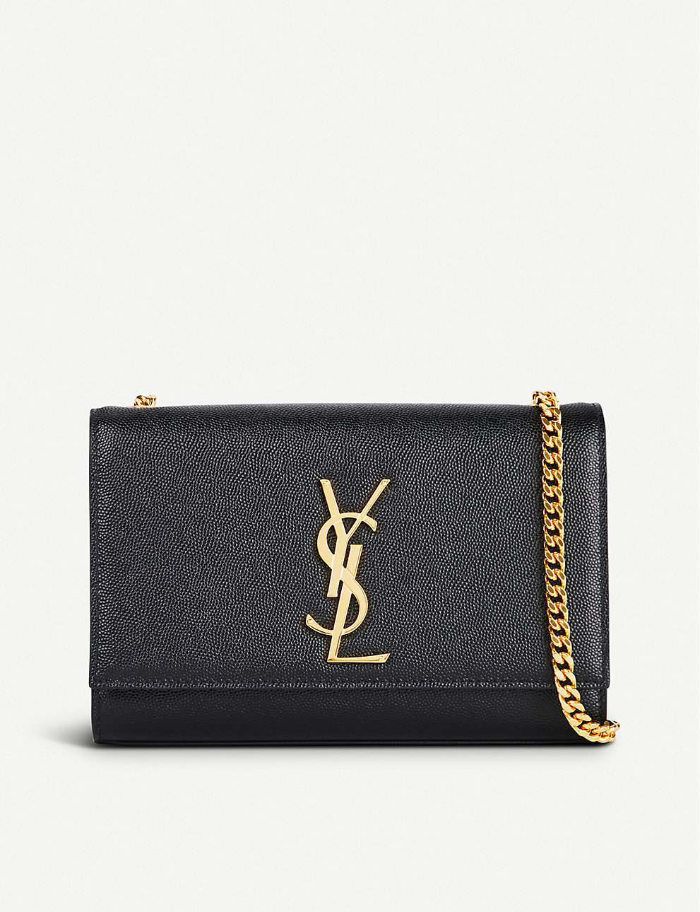 SAINT LAURENT Kate small leather shoulder bag BLACK