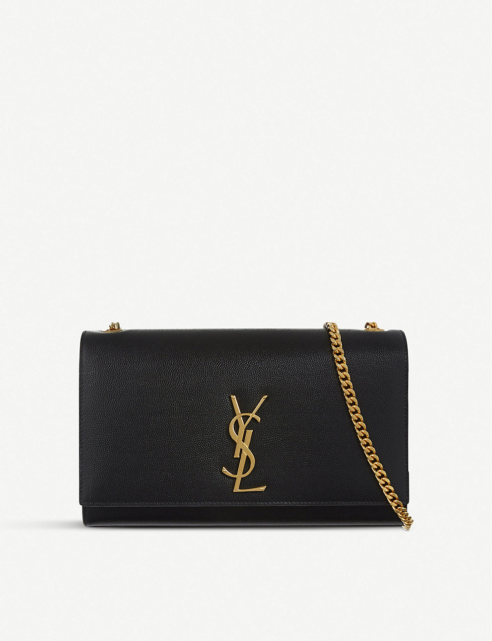 SAINT LAURENT Kate medium leather shoulder bag BLACK
