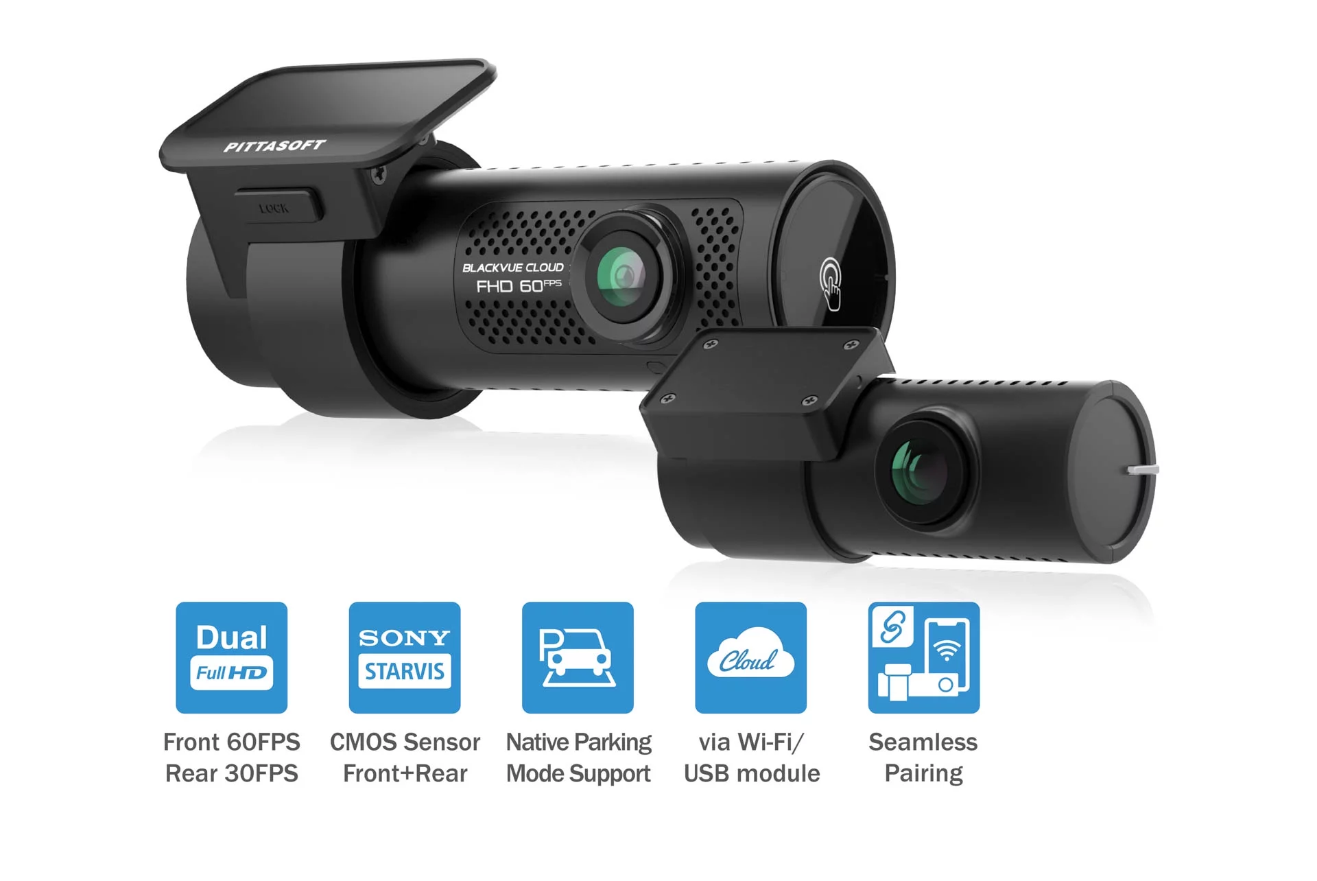 BlackVue DR770X-2CH Front + Rear Dash Cam With 64GB Card | Cloud-Ready ...