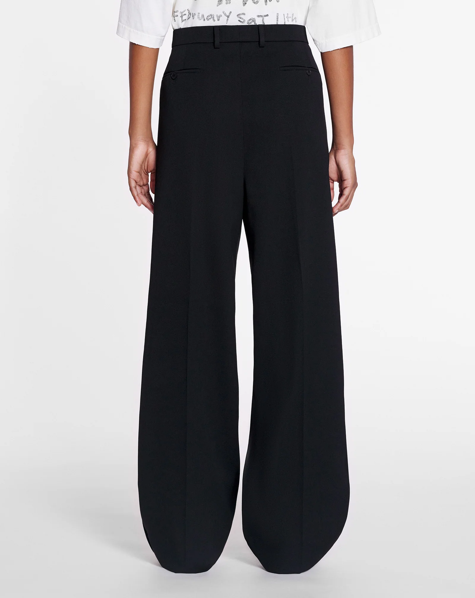 Lanvin x future unisex wide-leg pants