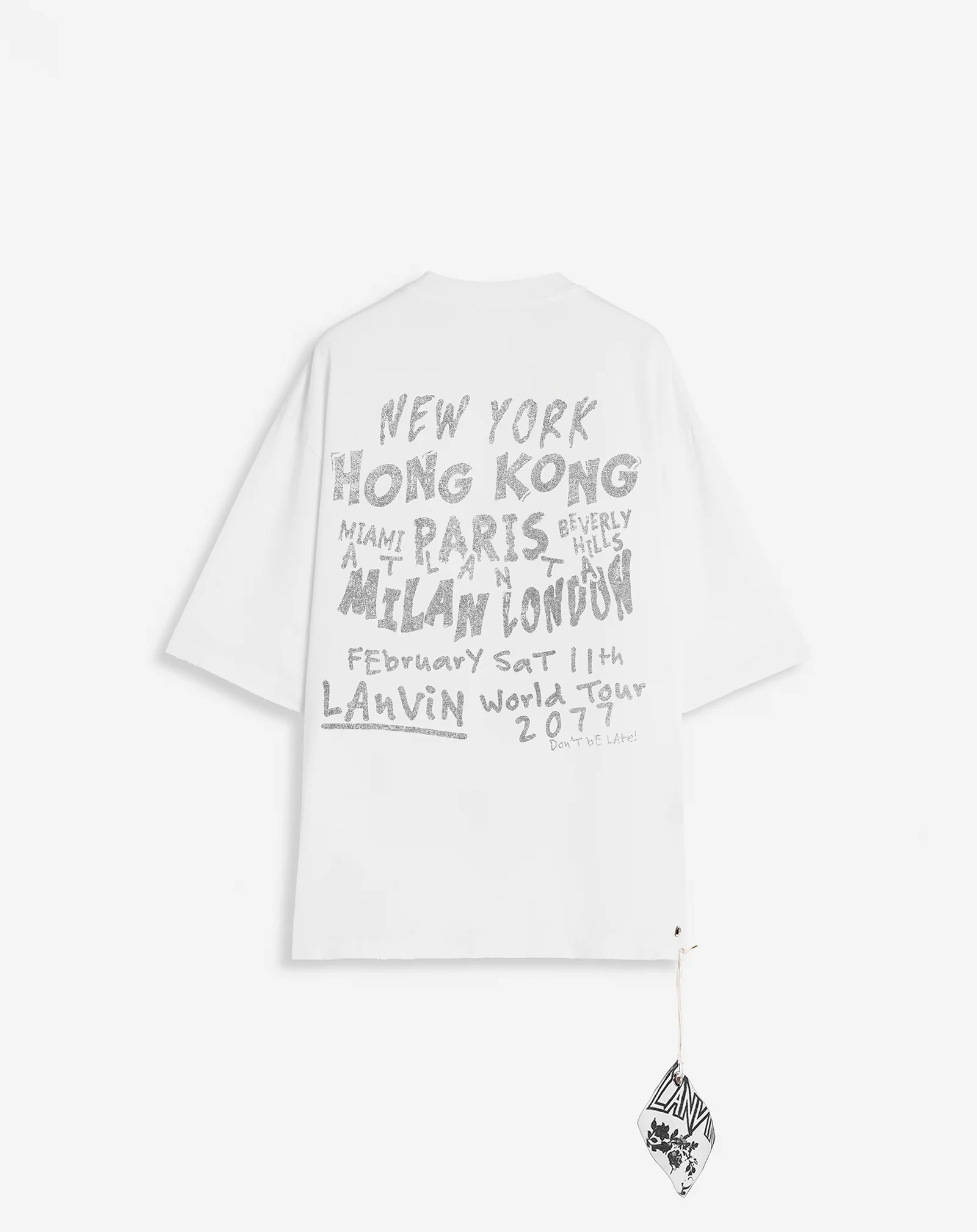 Lanvin x future unisex loose-fit printed t-shirt