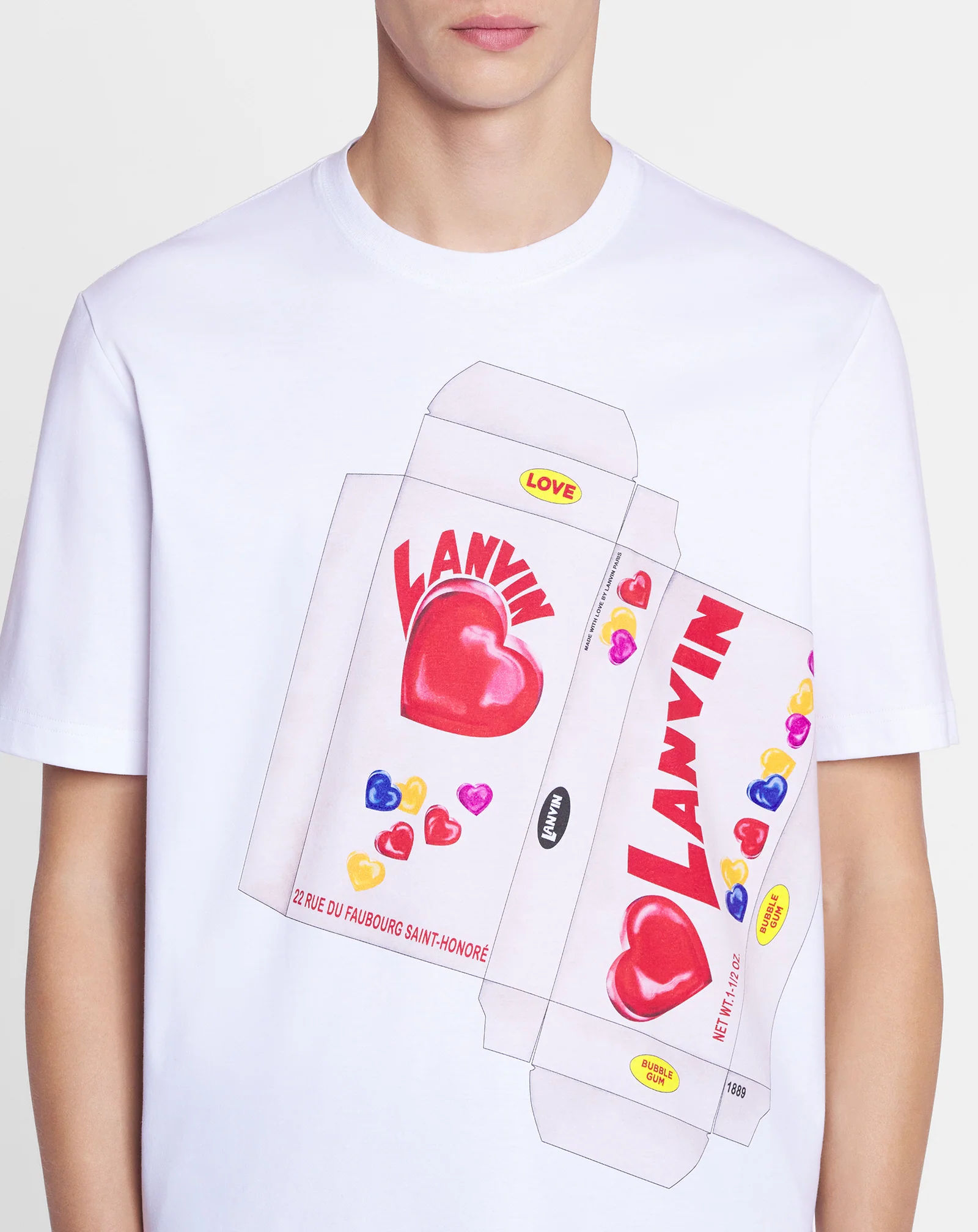 Lanvin candy print straight fit t-shirt