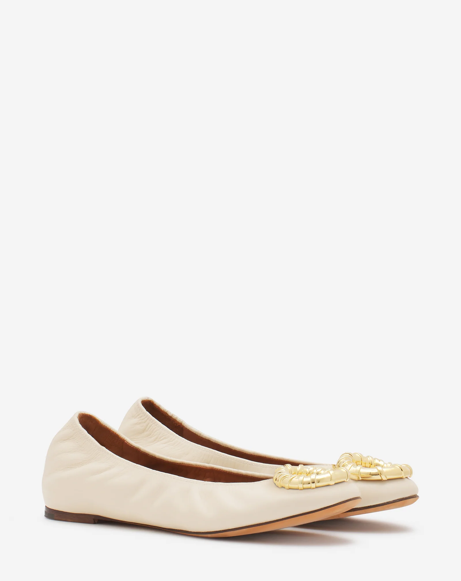 Mélodie leather ballerina flat