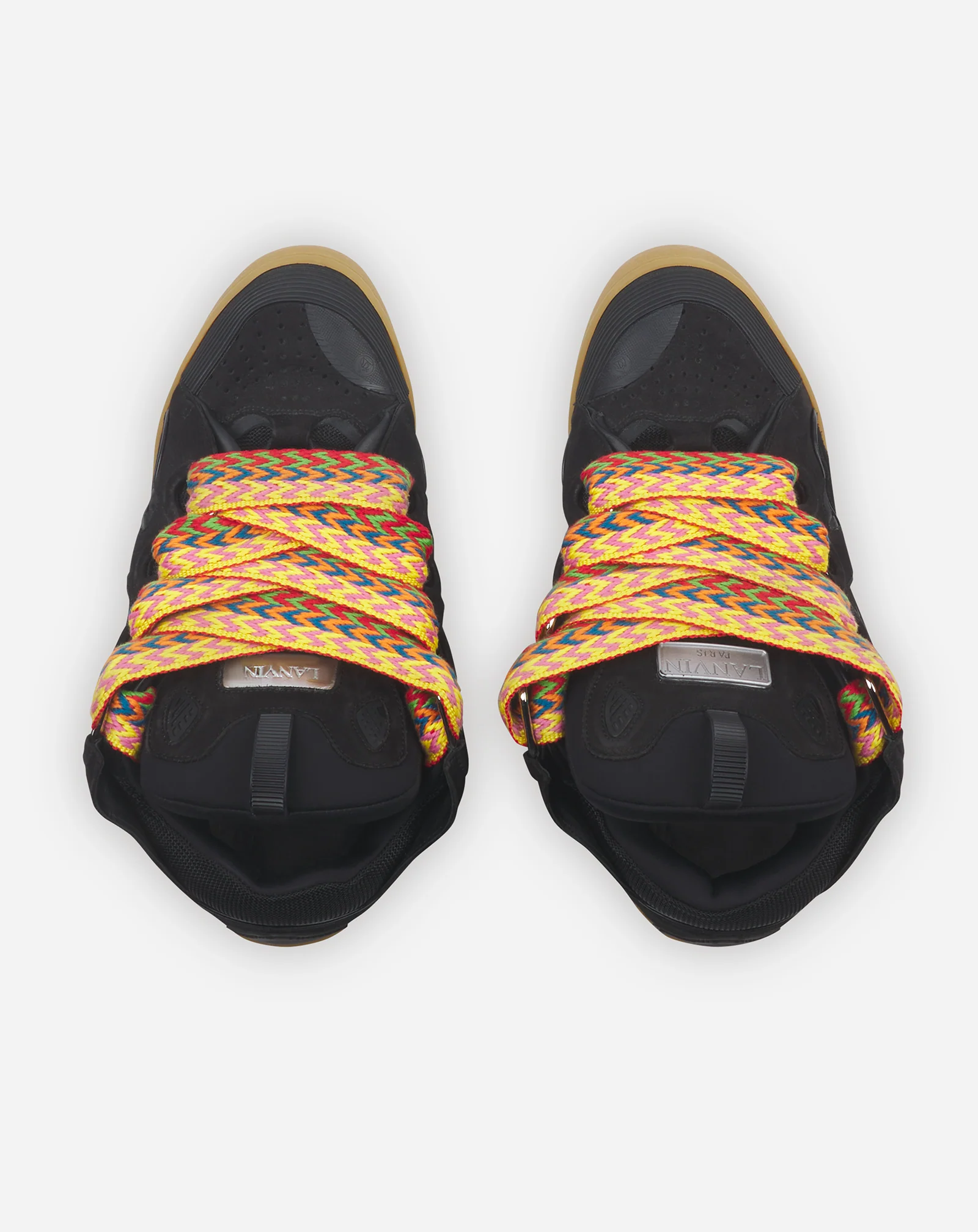 Curb leather sneakers