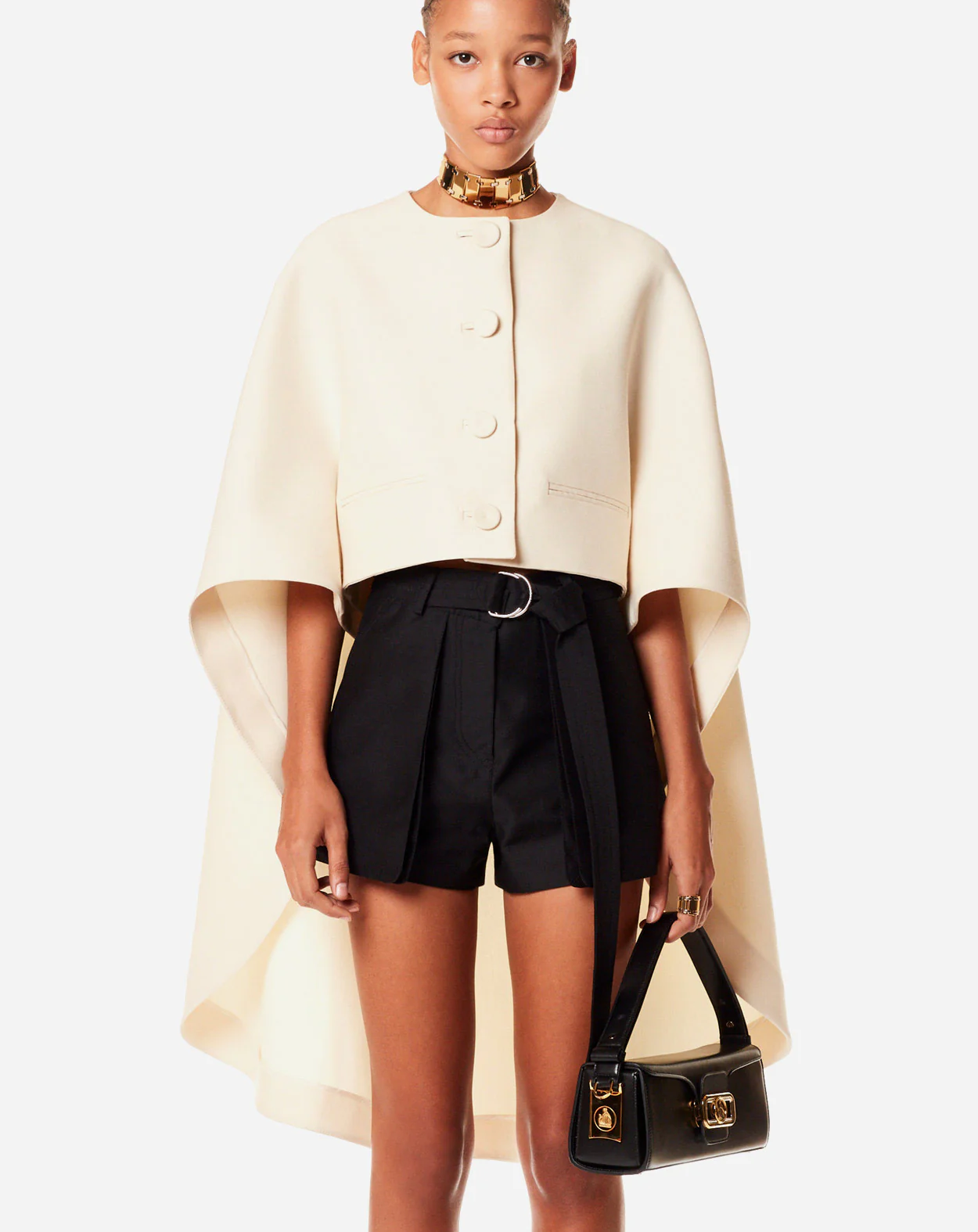 Medium pencil leather bag