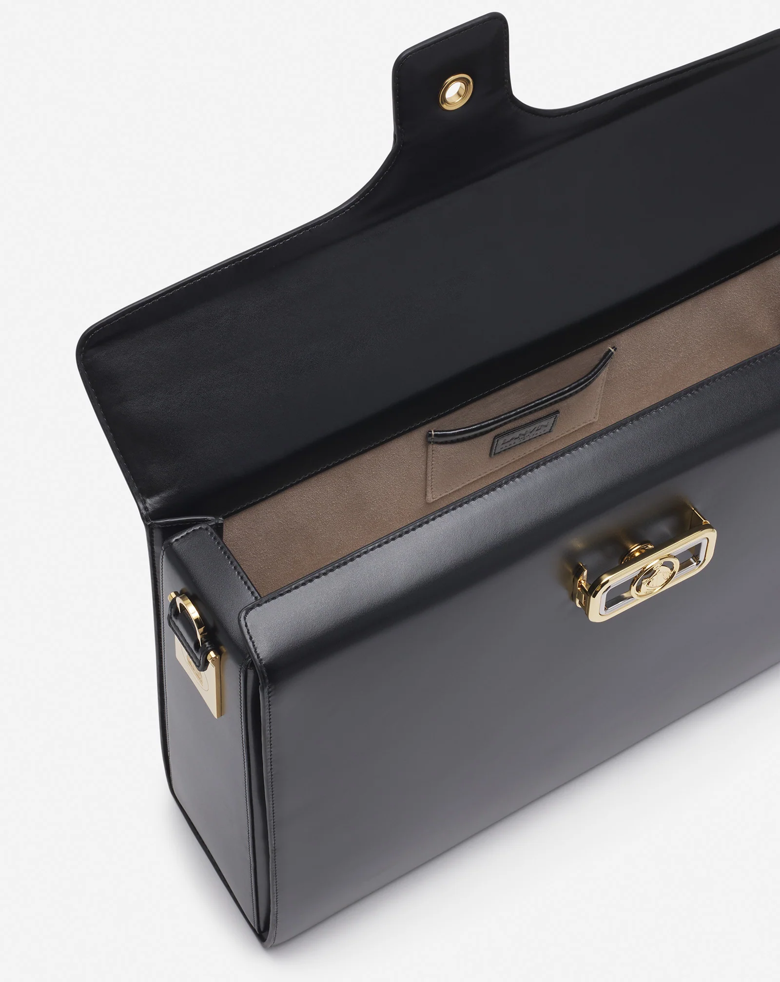 Lanvin x future pencil leather briefcase