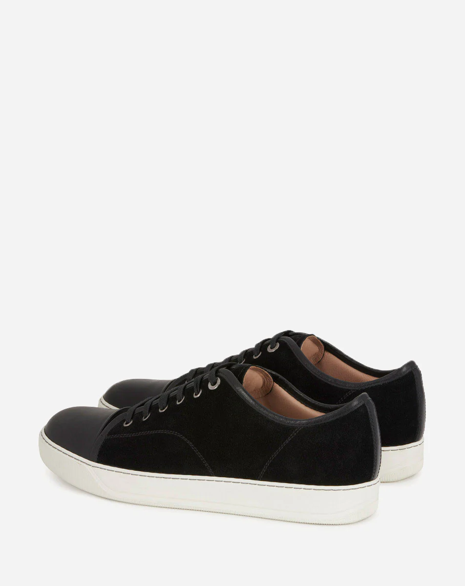 Dbb1 leather and suede sneakers