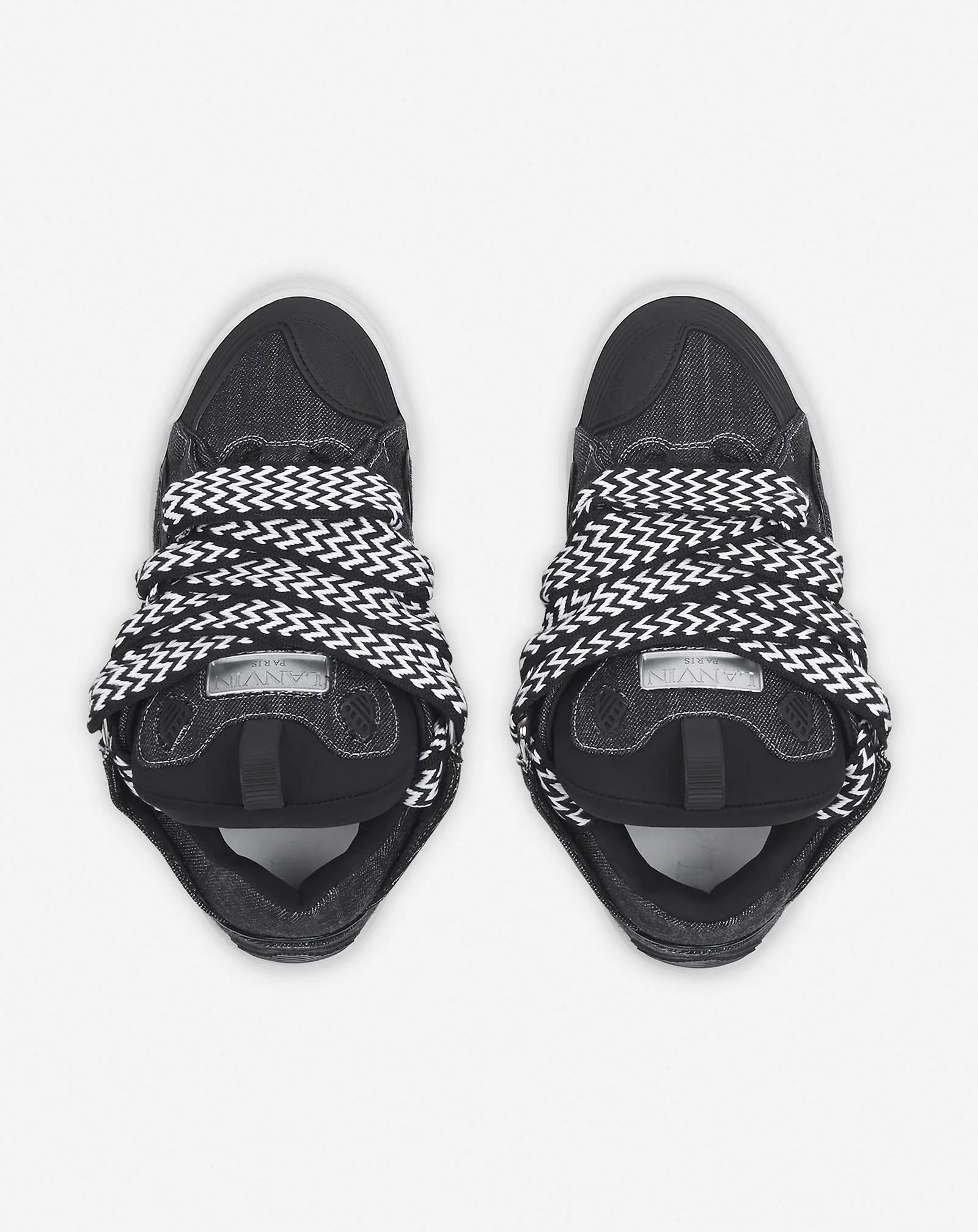 Curb sneakers in denim