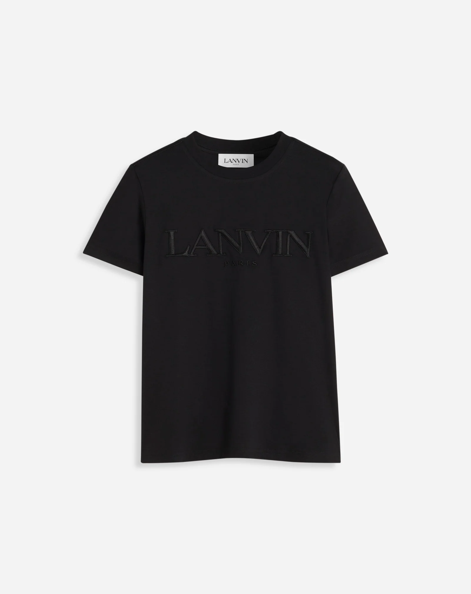 Classic fit lanvin embroidered t-shirt