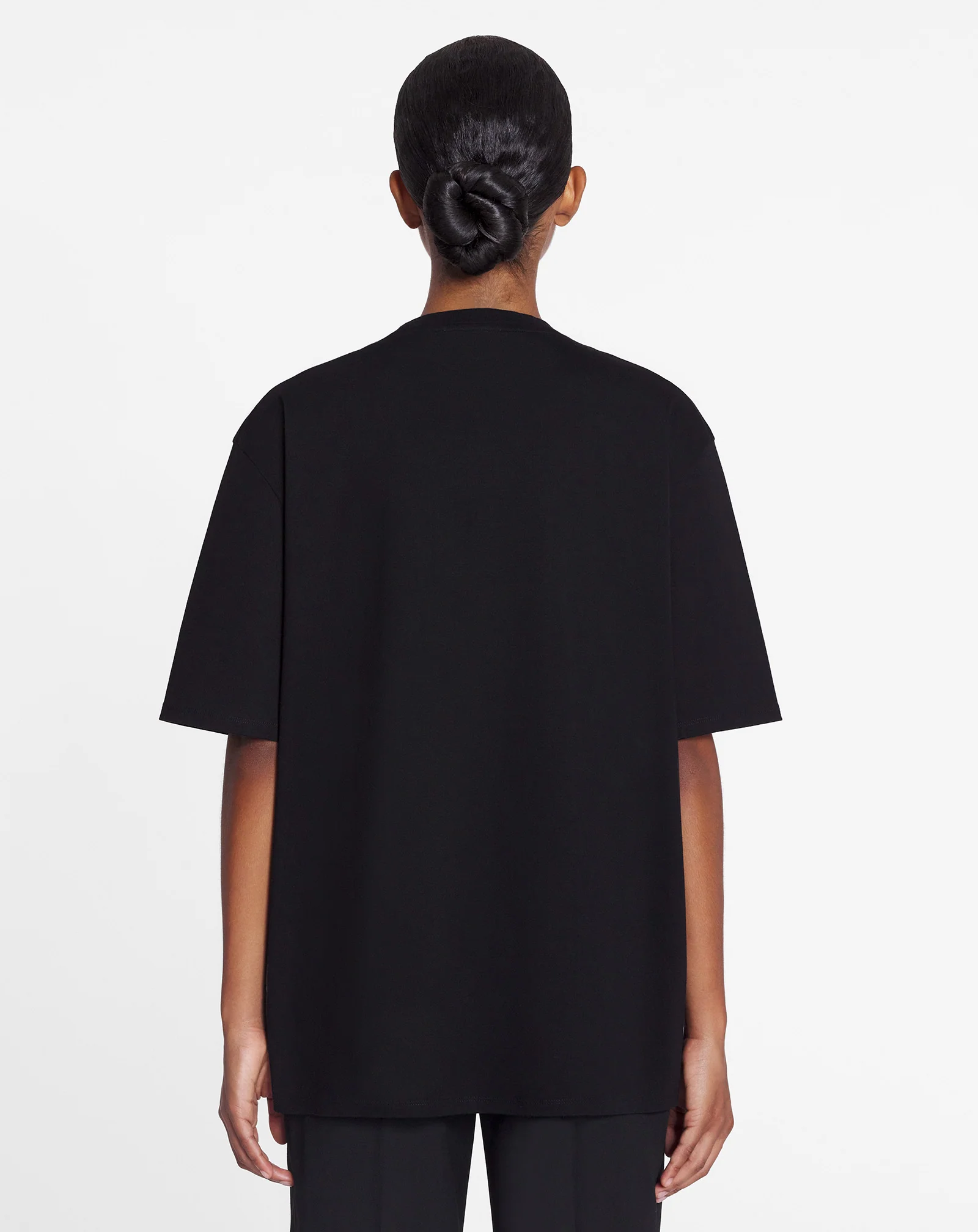 Unisex lanvin logo t-shirt