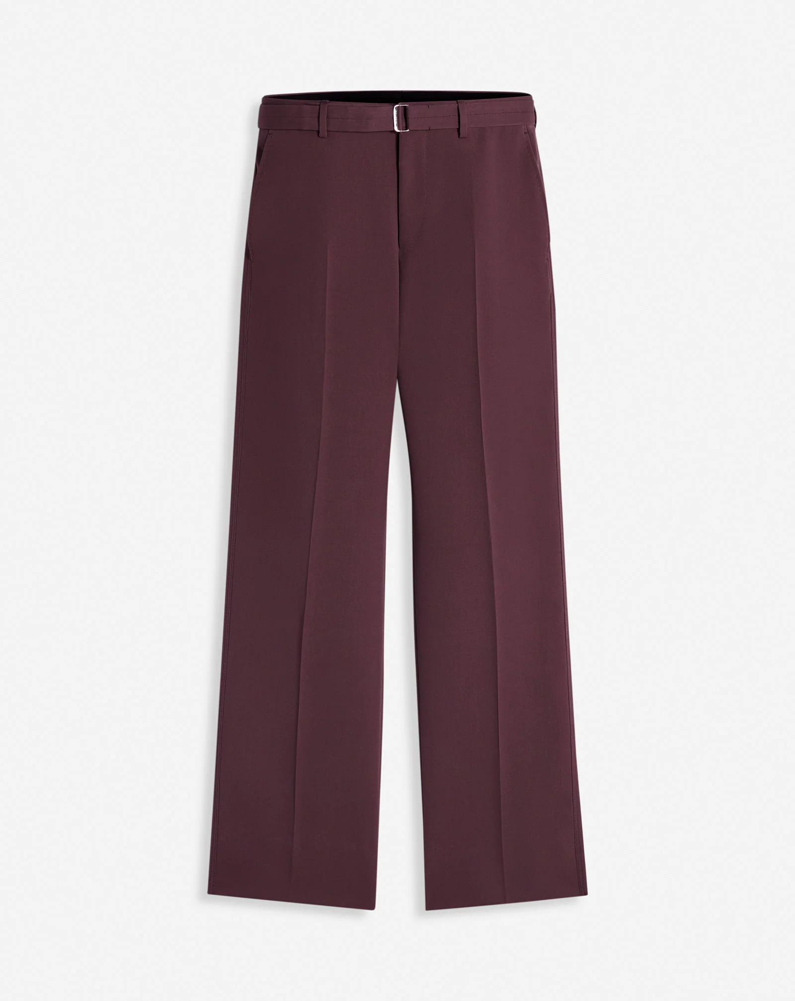 Suit pants with belt