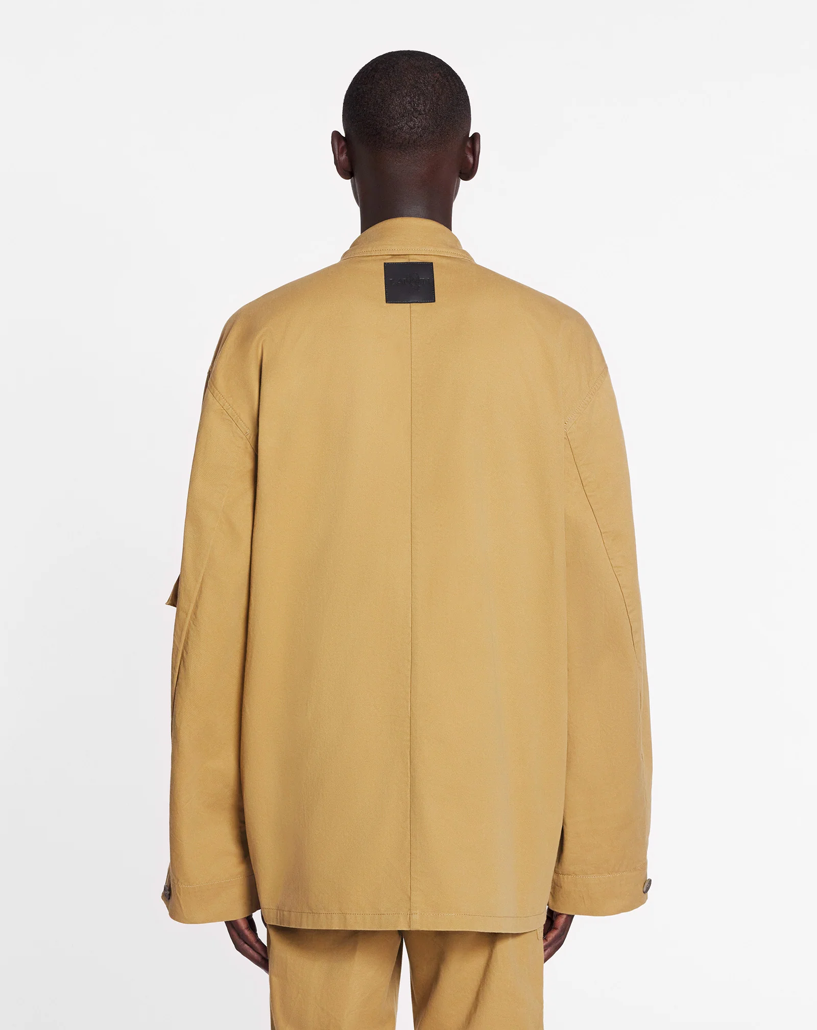 Lanvin x future asymmetrical utility jacket