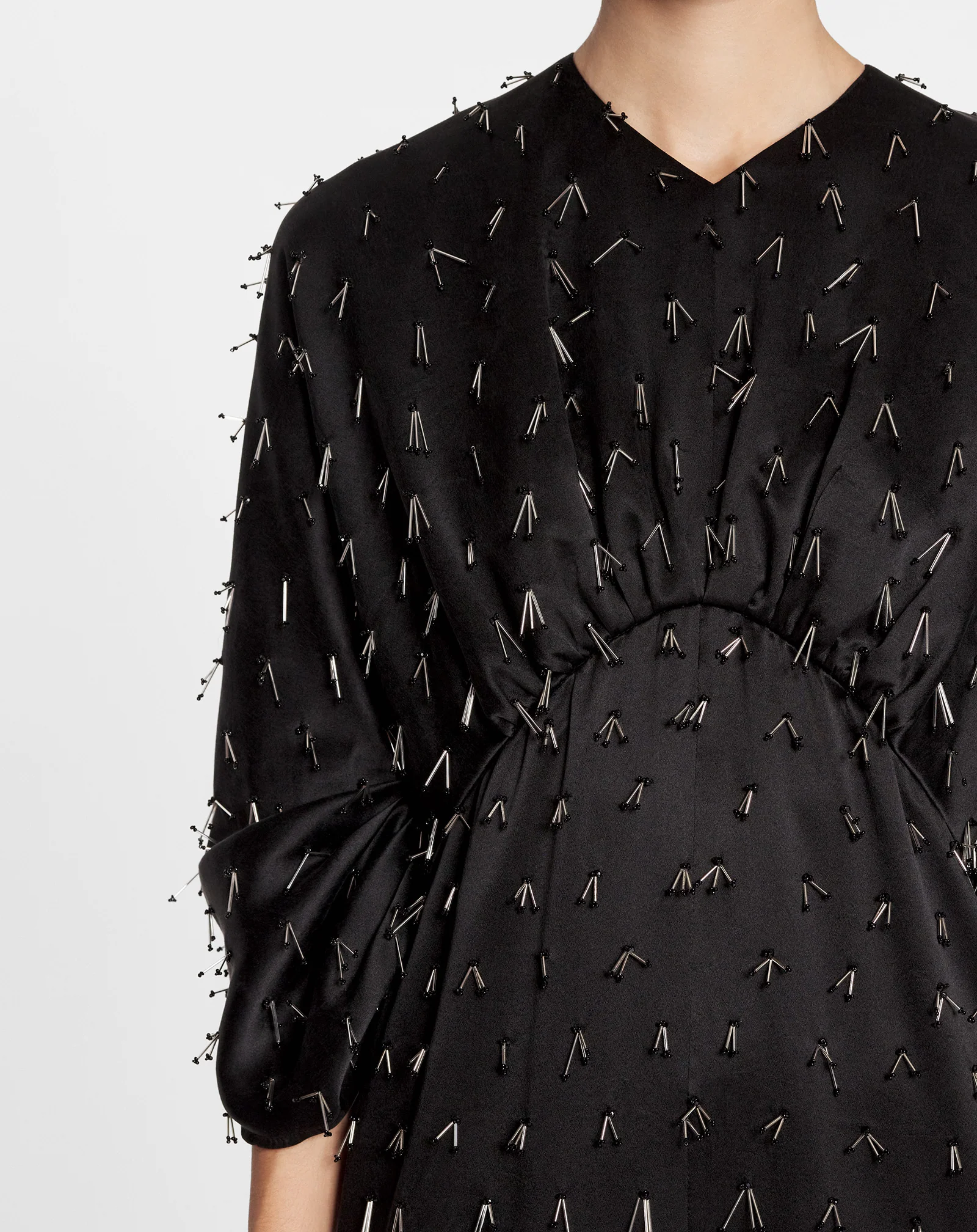 Long embroidered dress