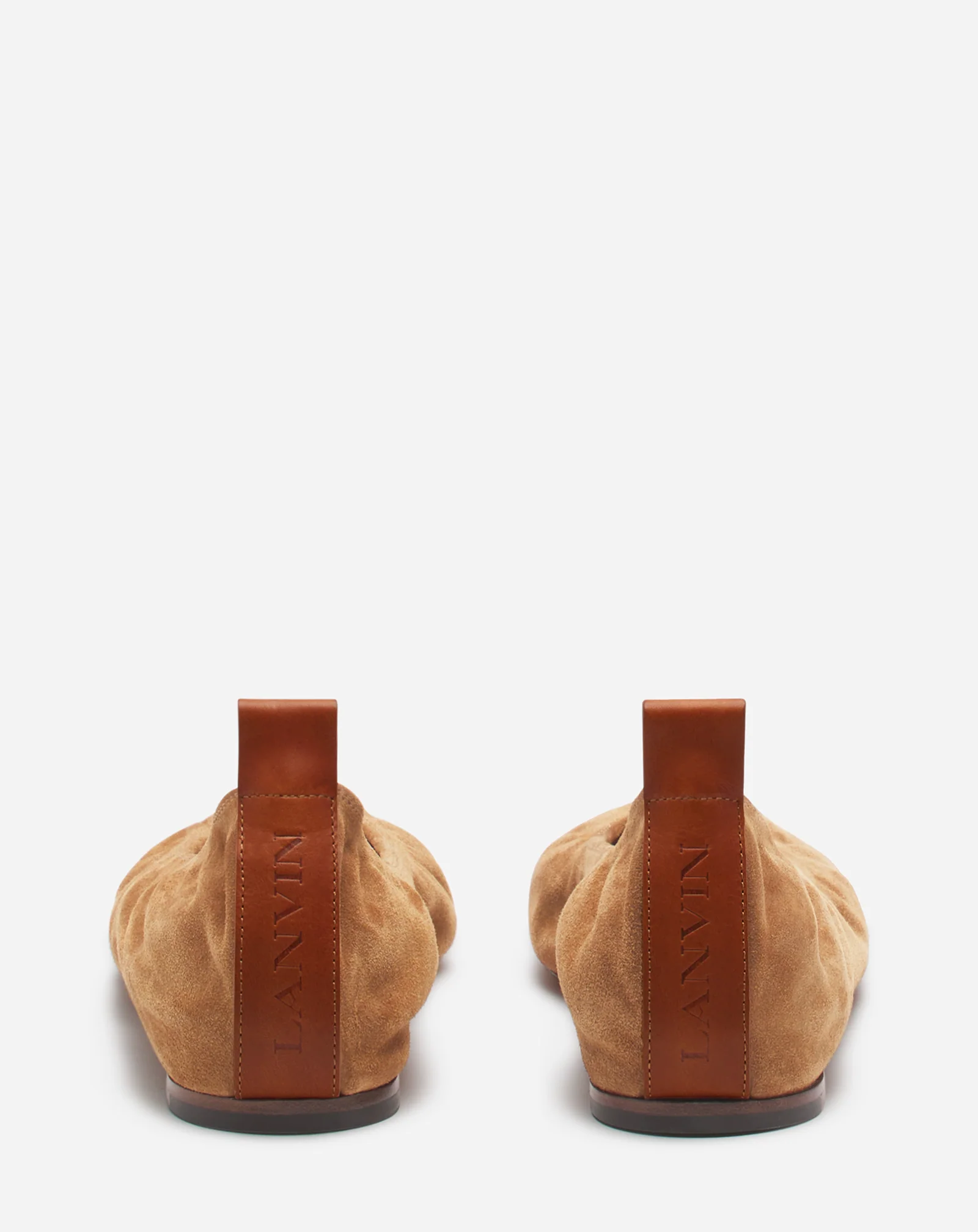 The suede ballerina flat