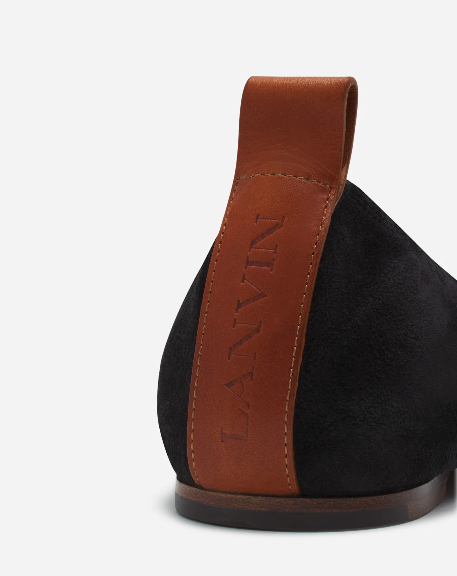 The suede ballerina flat