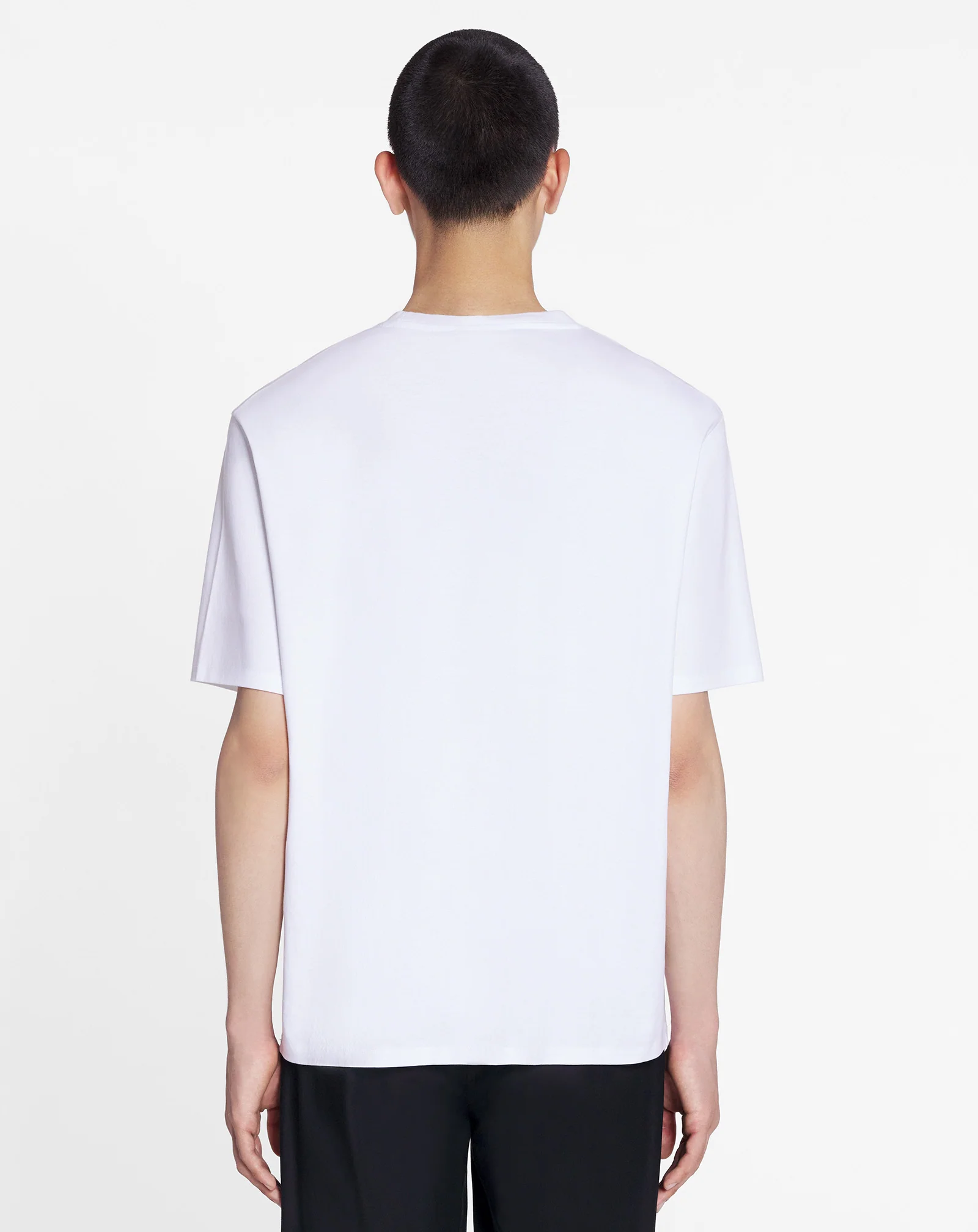 Unisex lanvin logo t-shirt