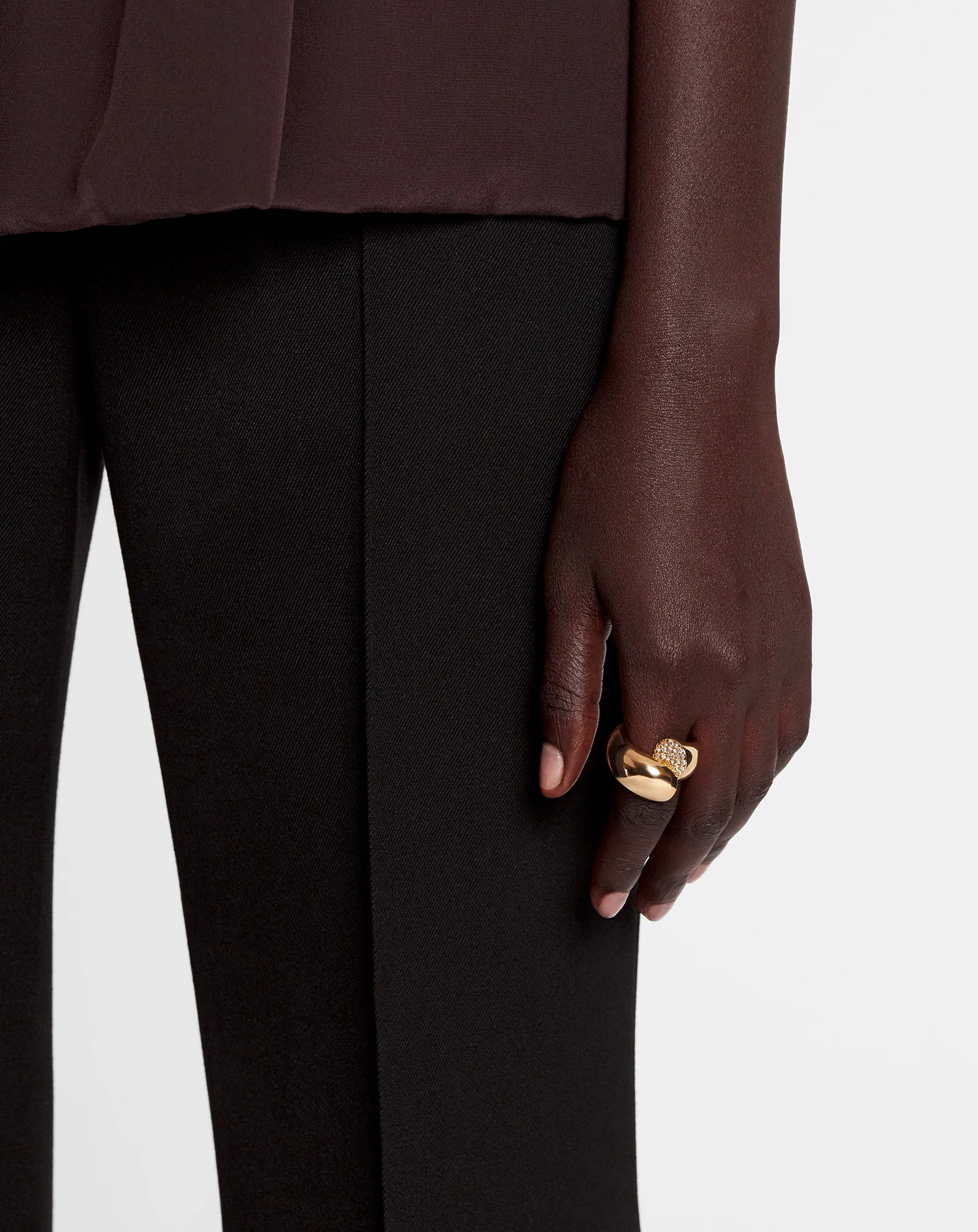 Sequence by lanvin rhinestone ring