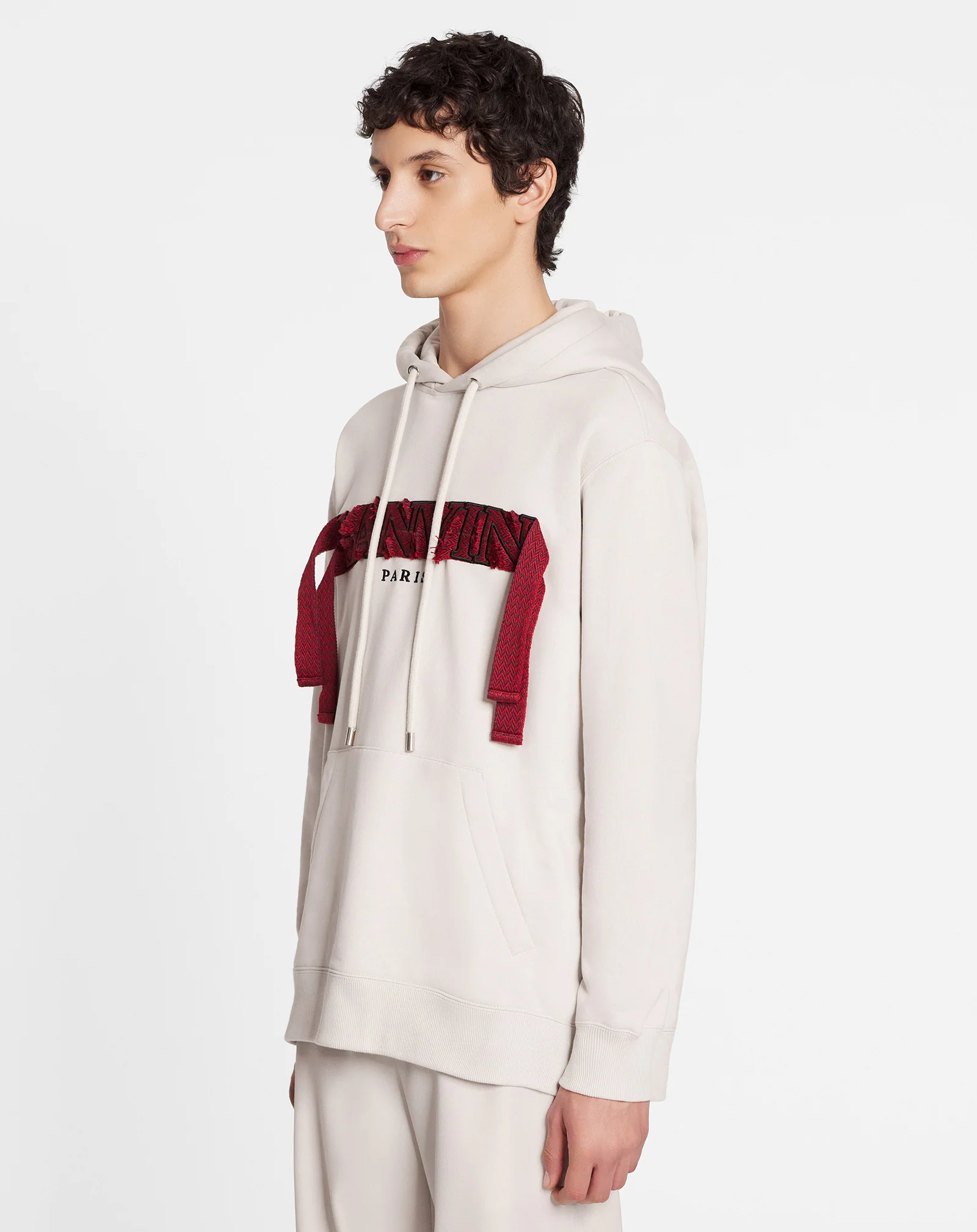 Oversized lanvin curb lace hoodie