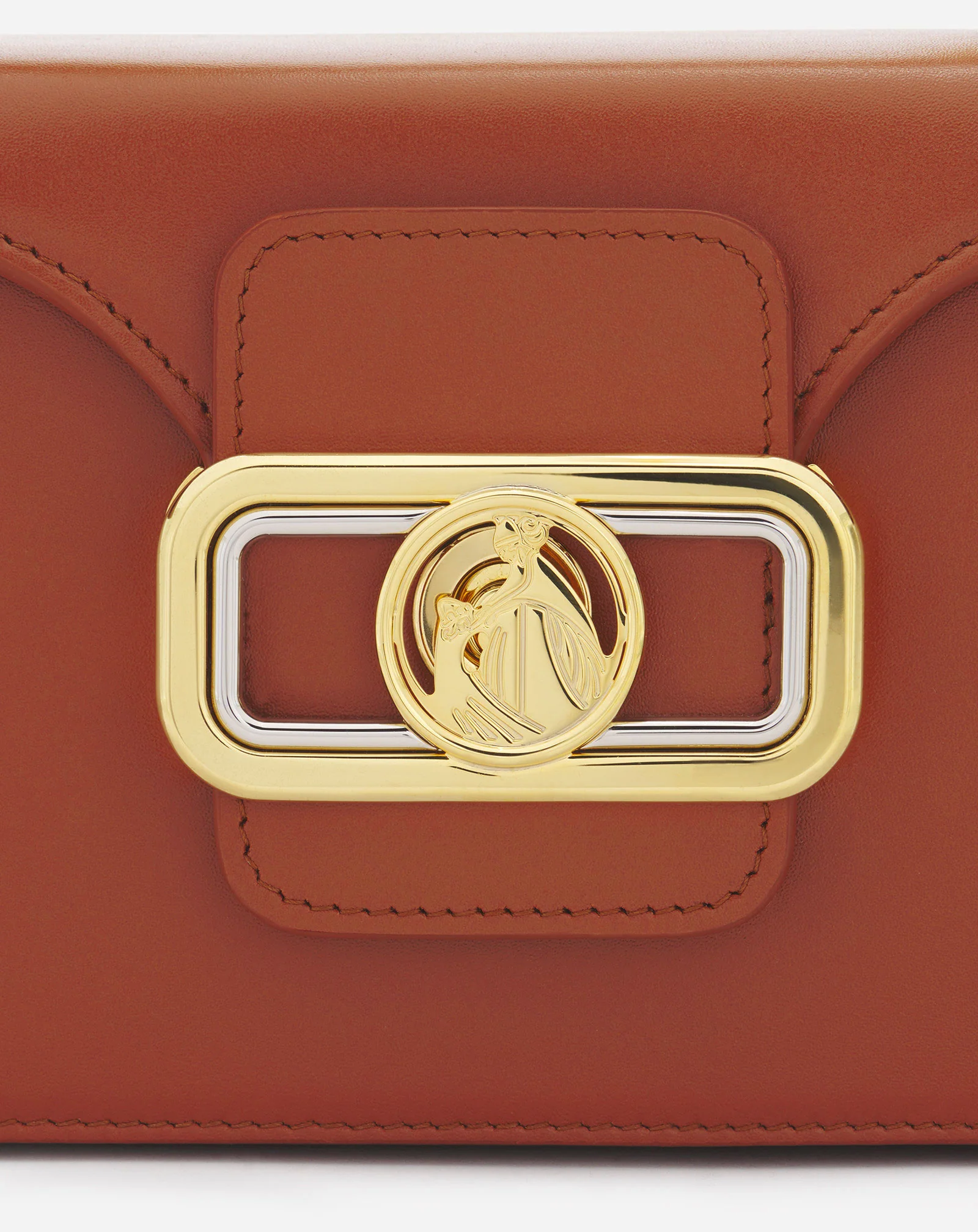 Medium pencil cat leather bag