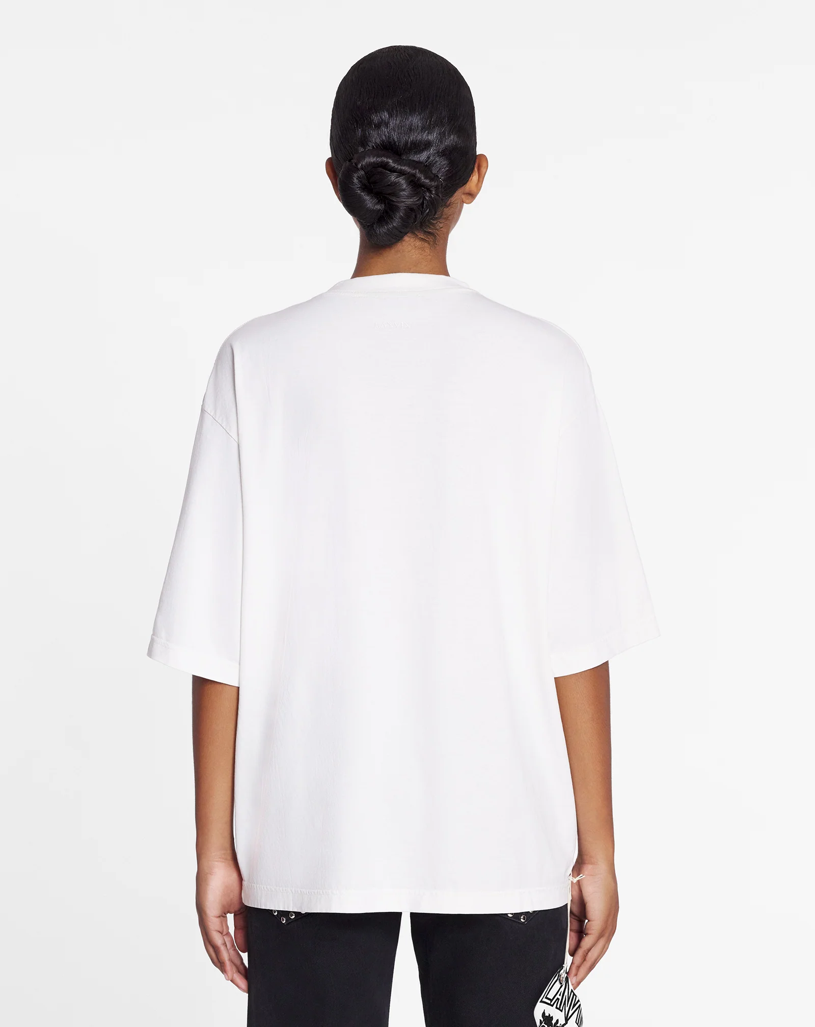 Lanvin x future unisex eagle print loose-fit t-shirt