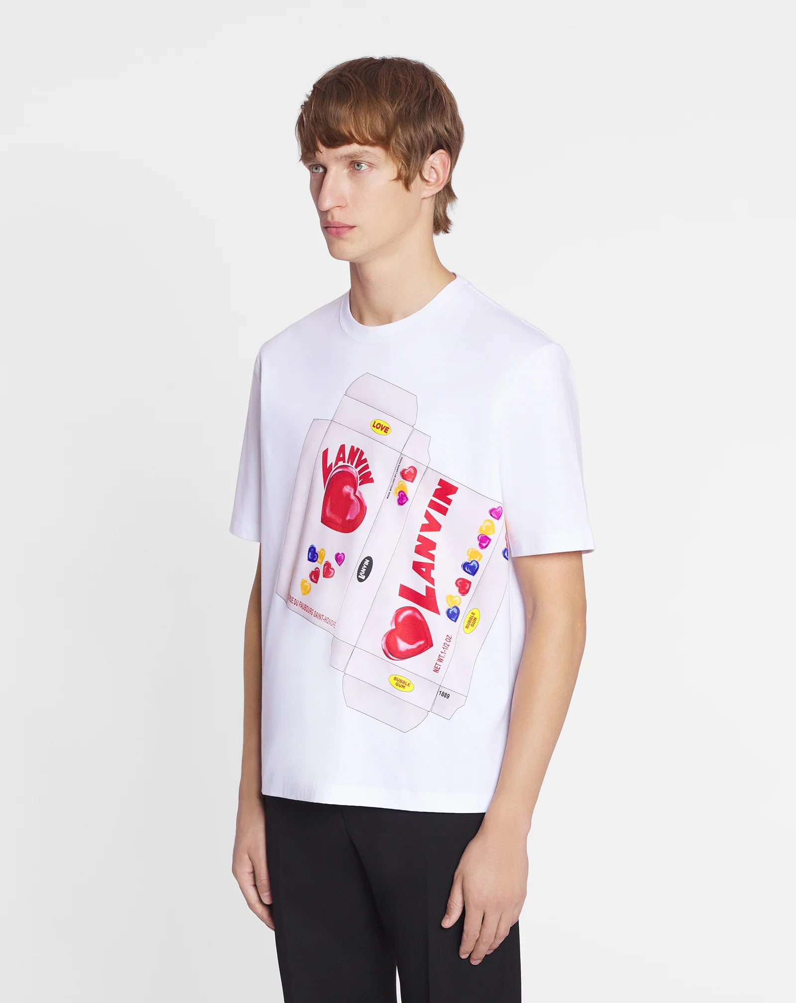 Lanvin candy print straight fit t-shirt