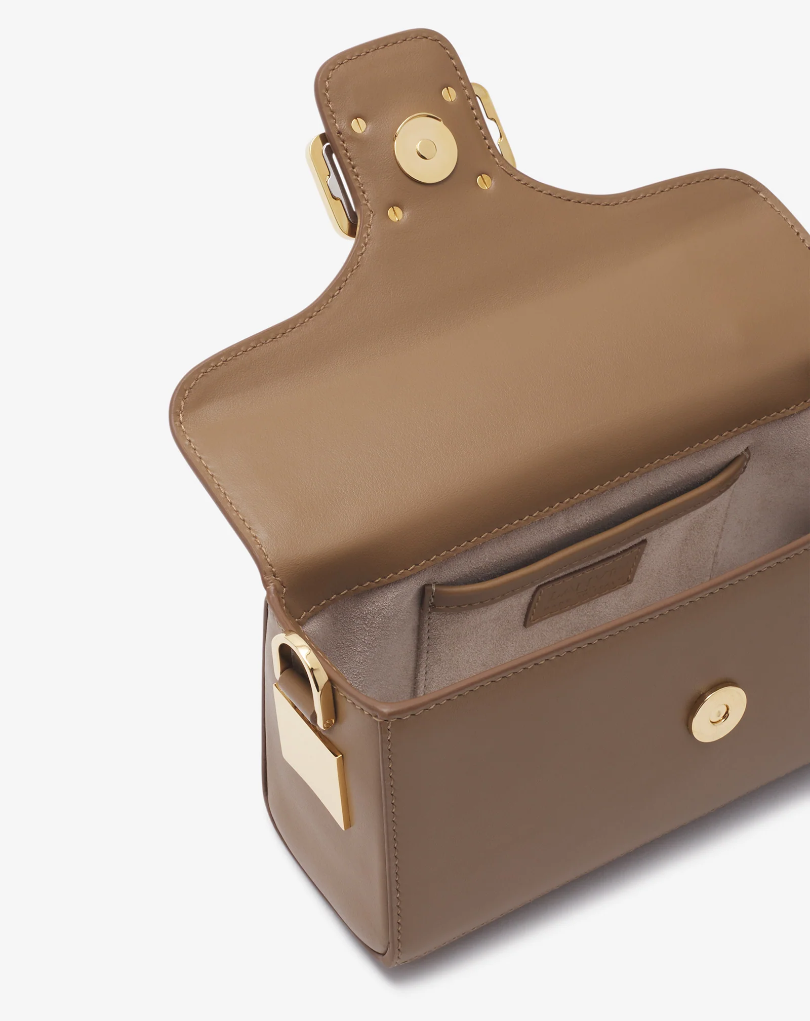 Nano pencil cat leather bag