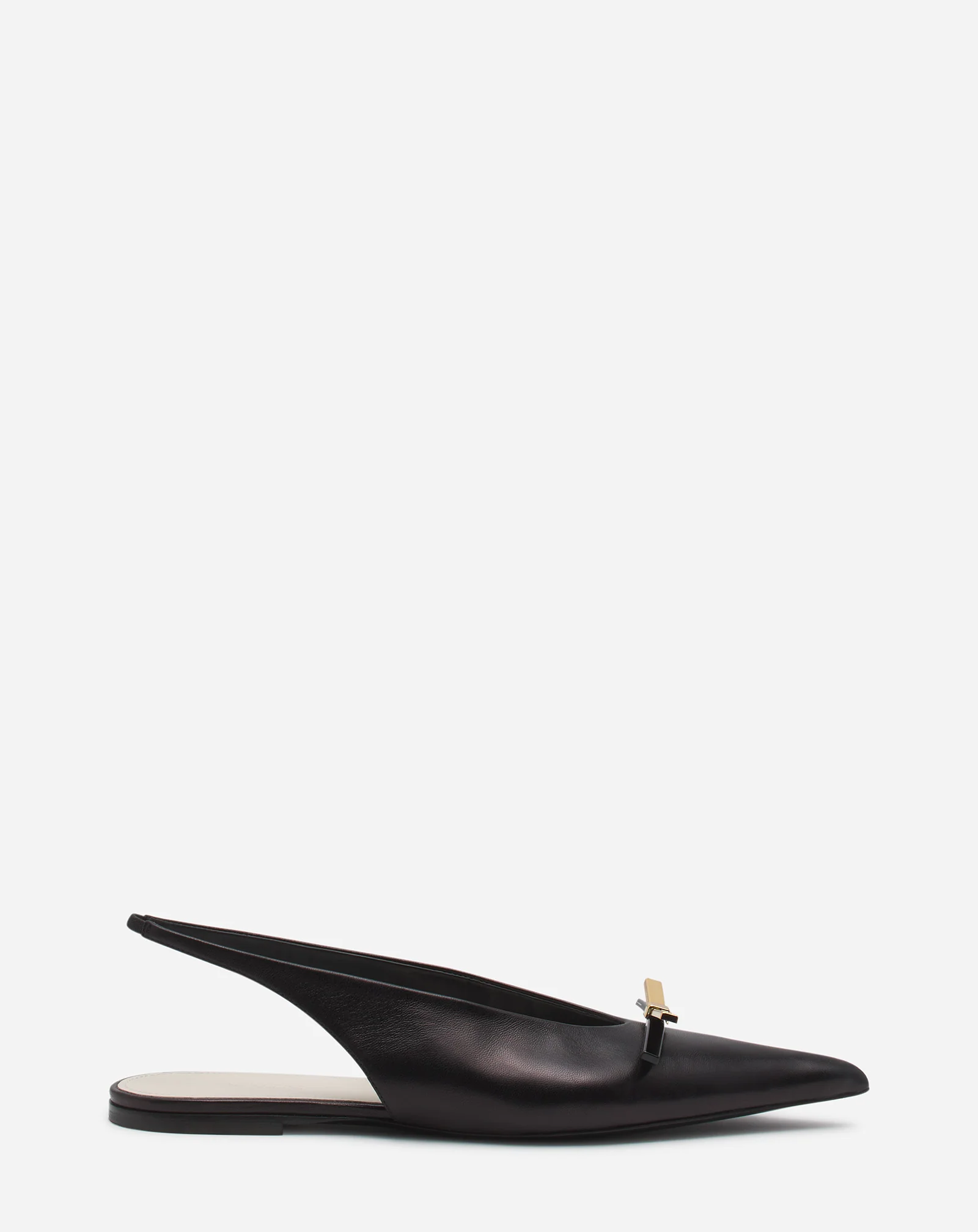 Lanvin bow leather slingback