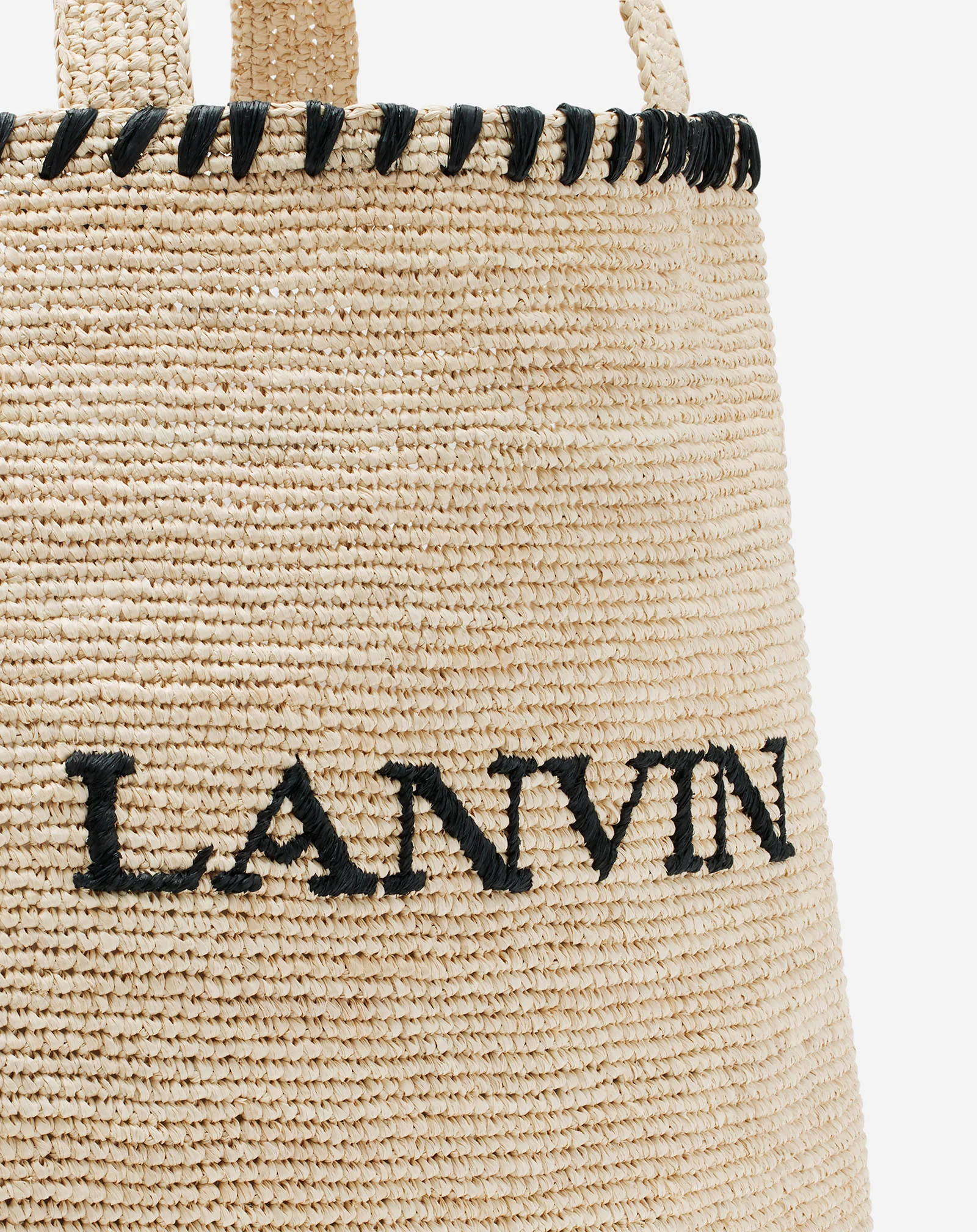 Lanvin raffia tote bag