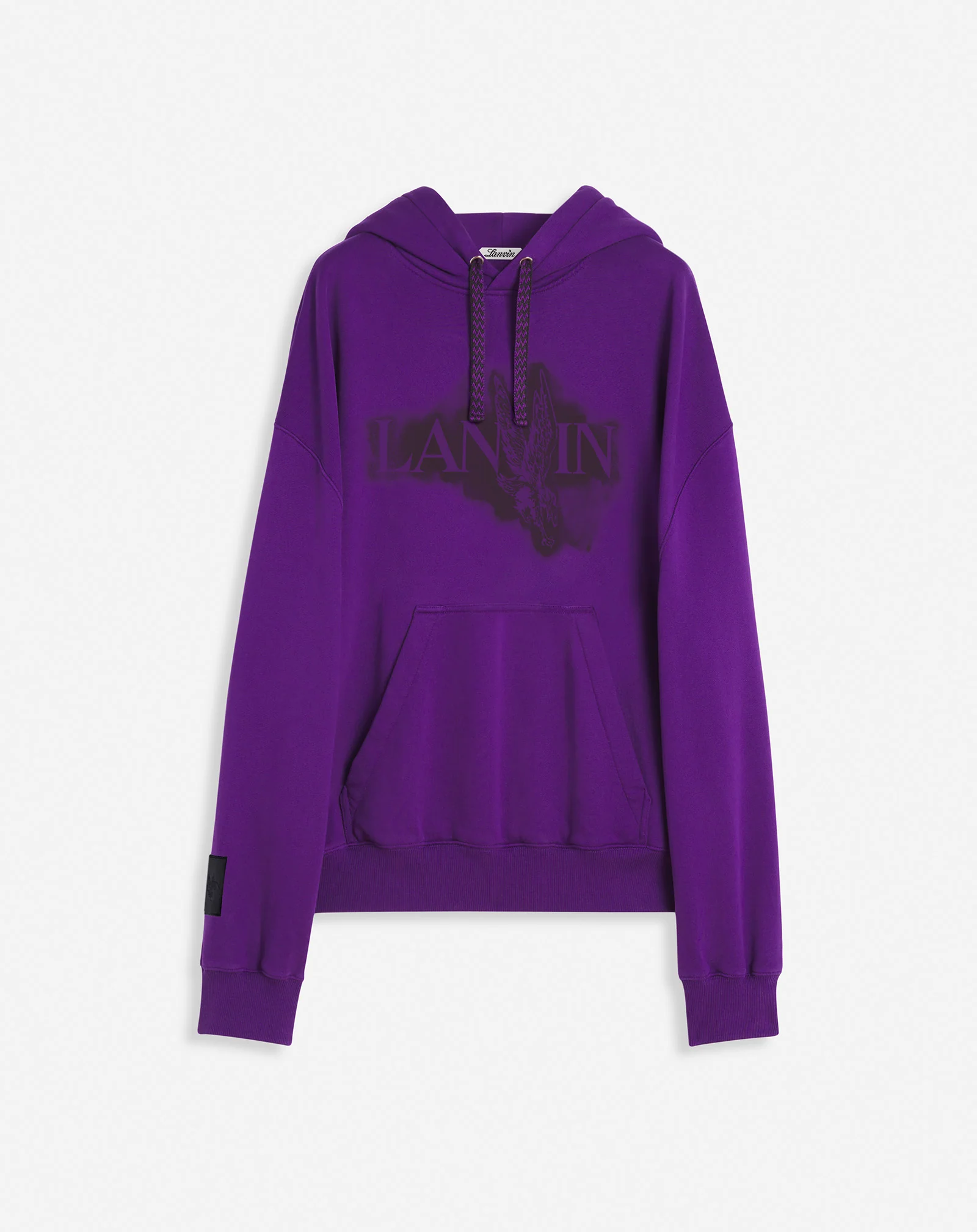 Lanvin x future unisex baggy hoodie with eagle print