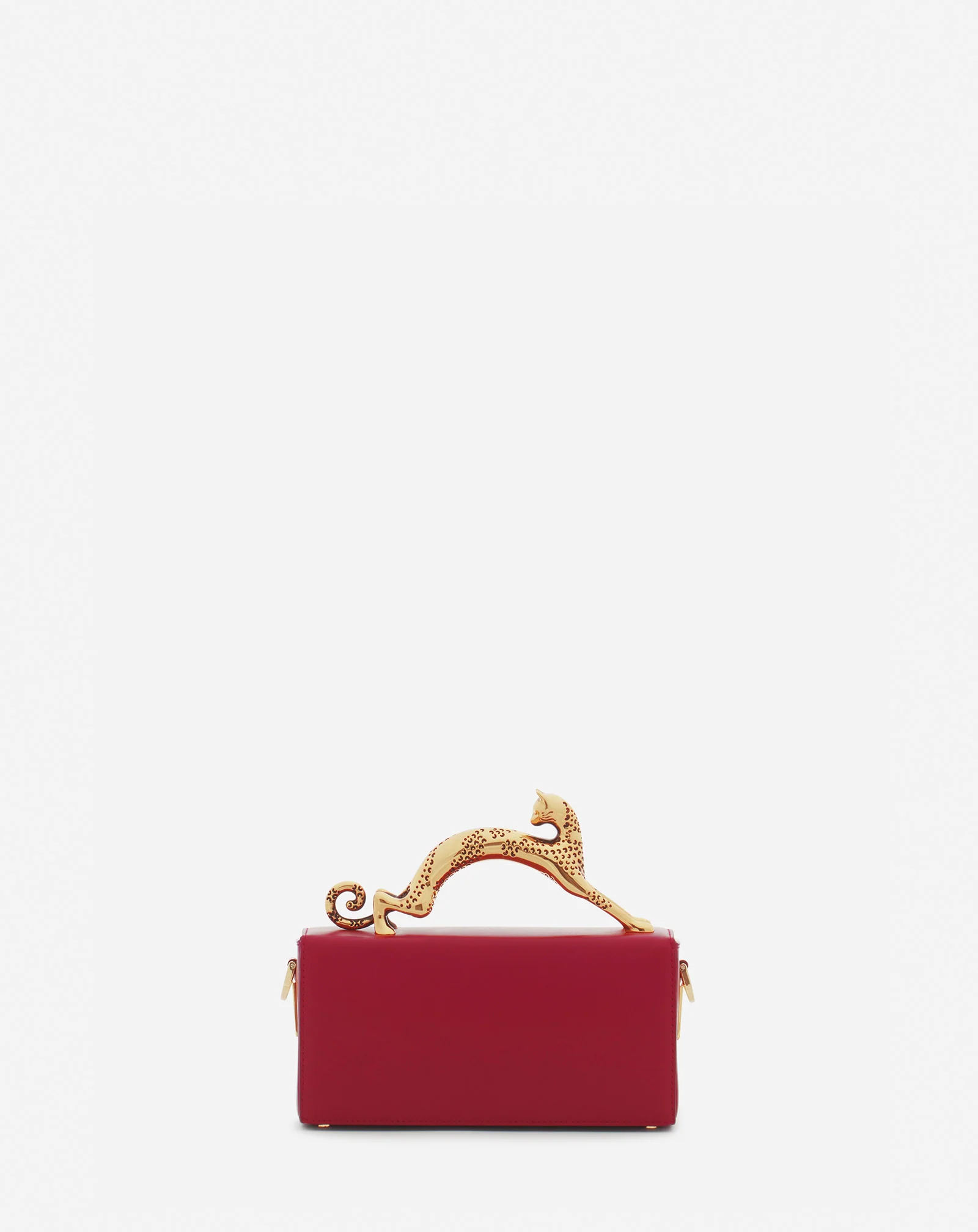 Nano pencil cat leather bag