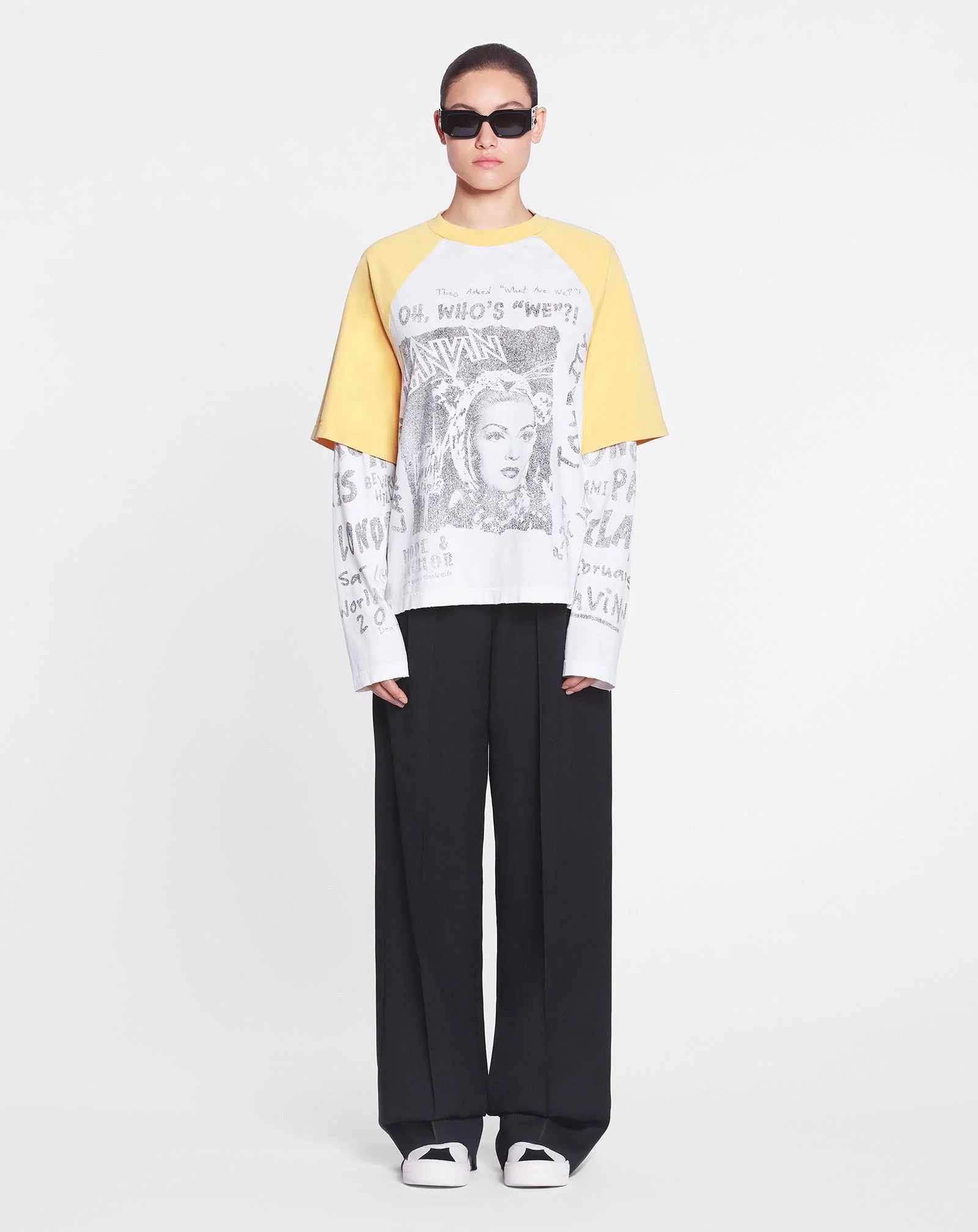 Lanvin x future long-sleeved print t-shirt