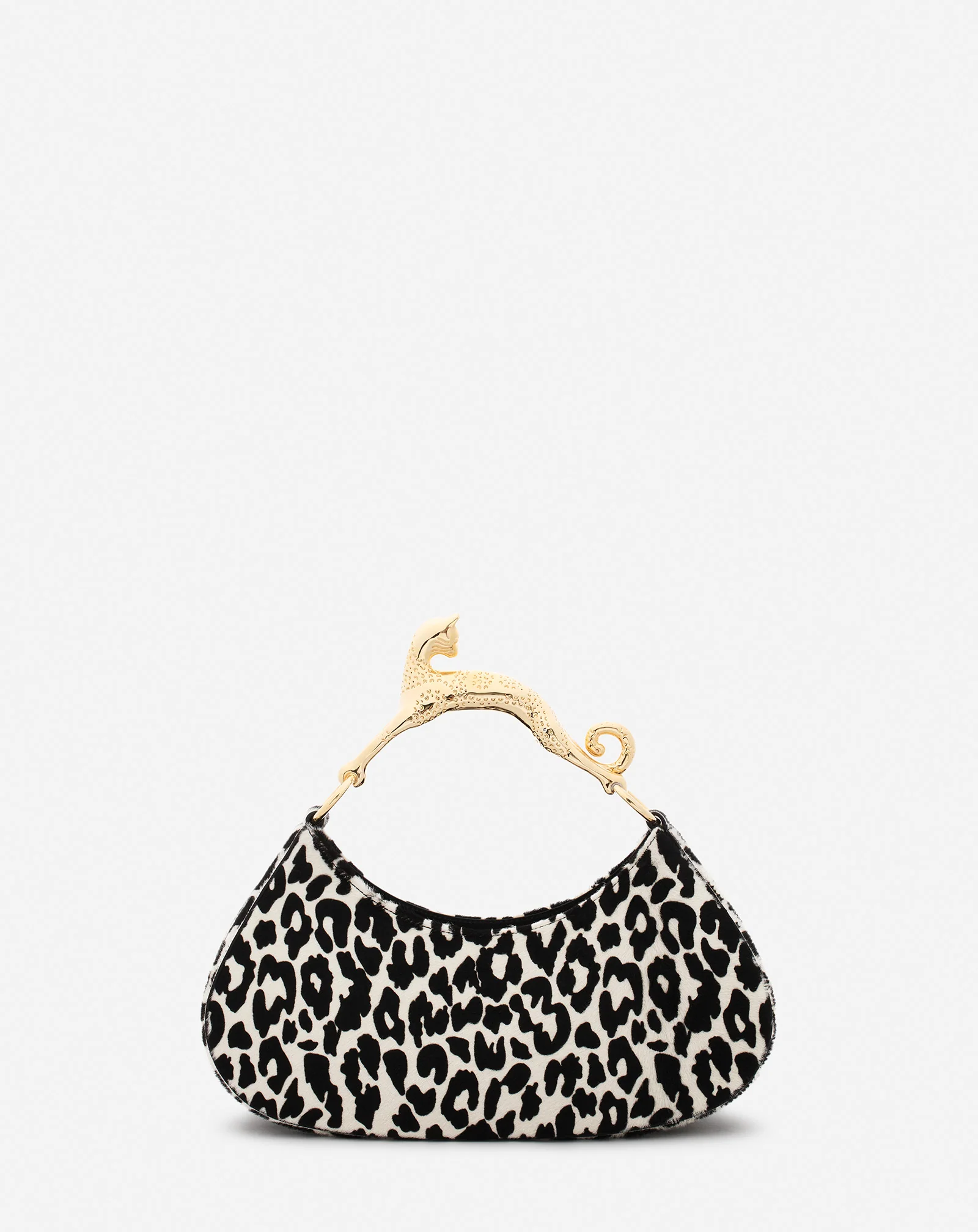 Hobo cat bolide bag in pony-effect leather