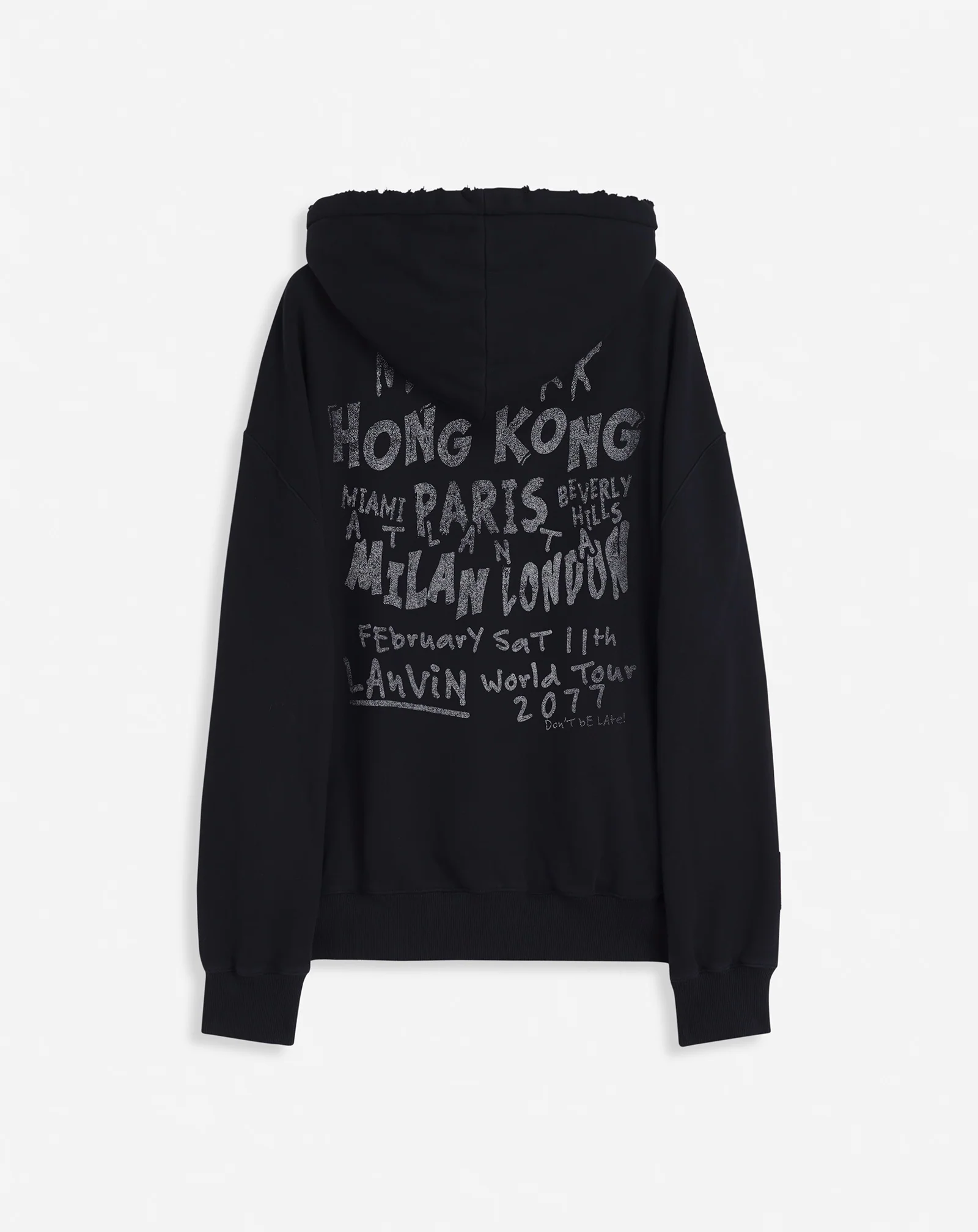 Lanvin x future unisex loose-fit printed hoodie