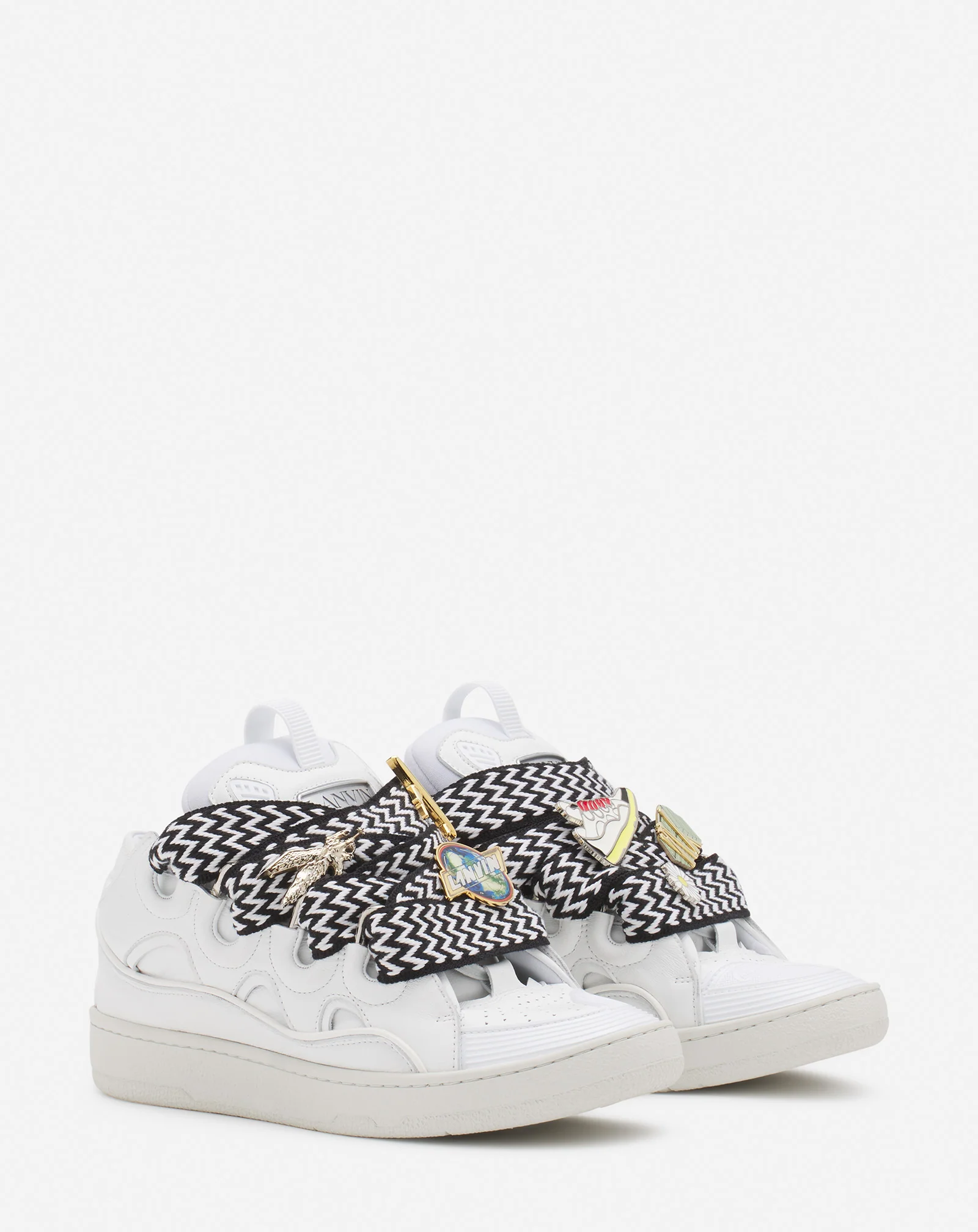 Lanvin x future curb 3.0 leather sneakers for women