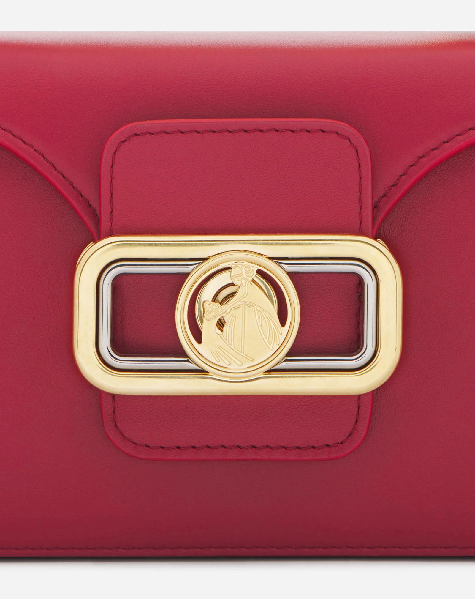 Medium pencil cat leather bag