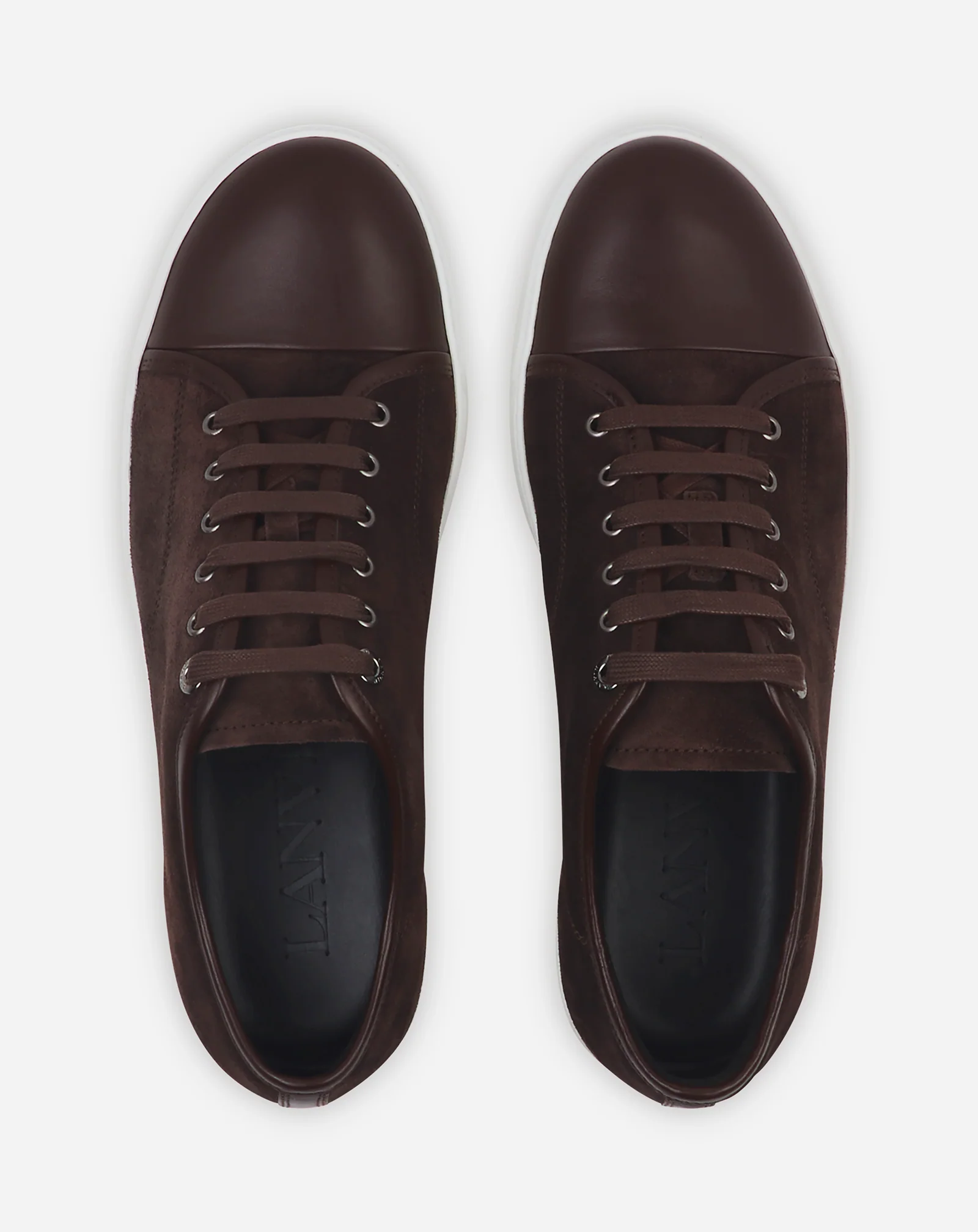 Dbb1 leather and suede sneakers