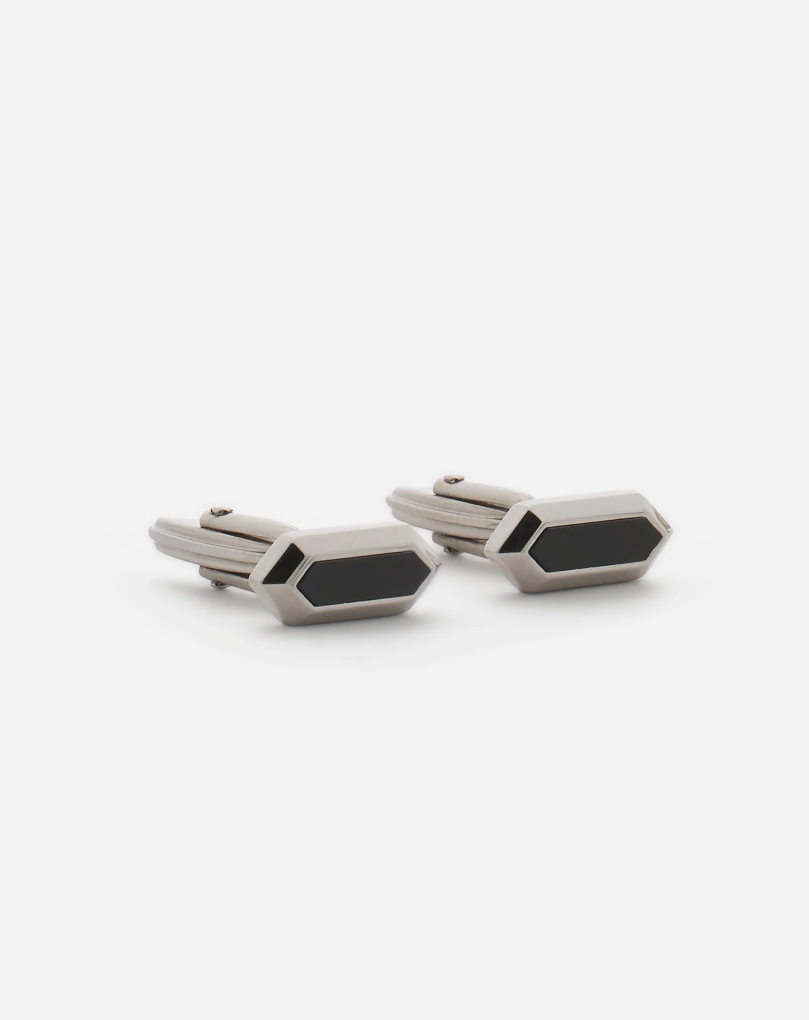 Lanvin label two-tone cufflinks