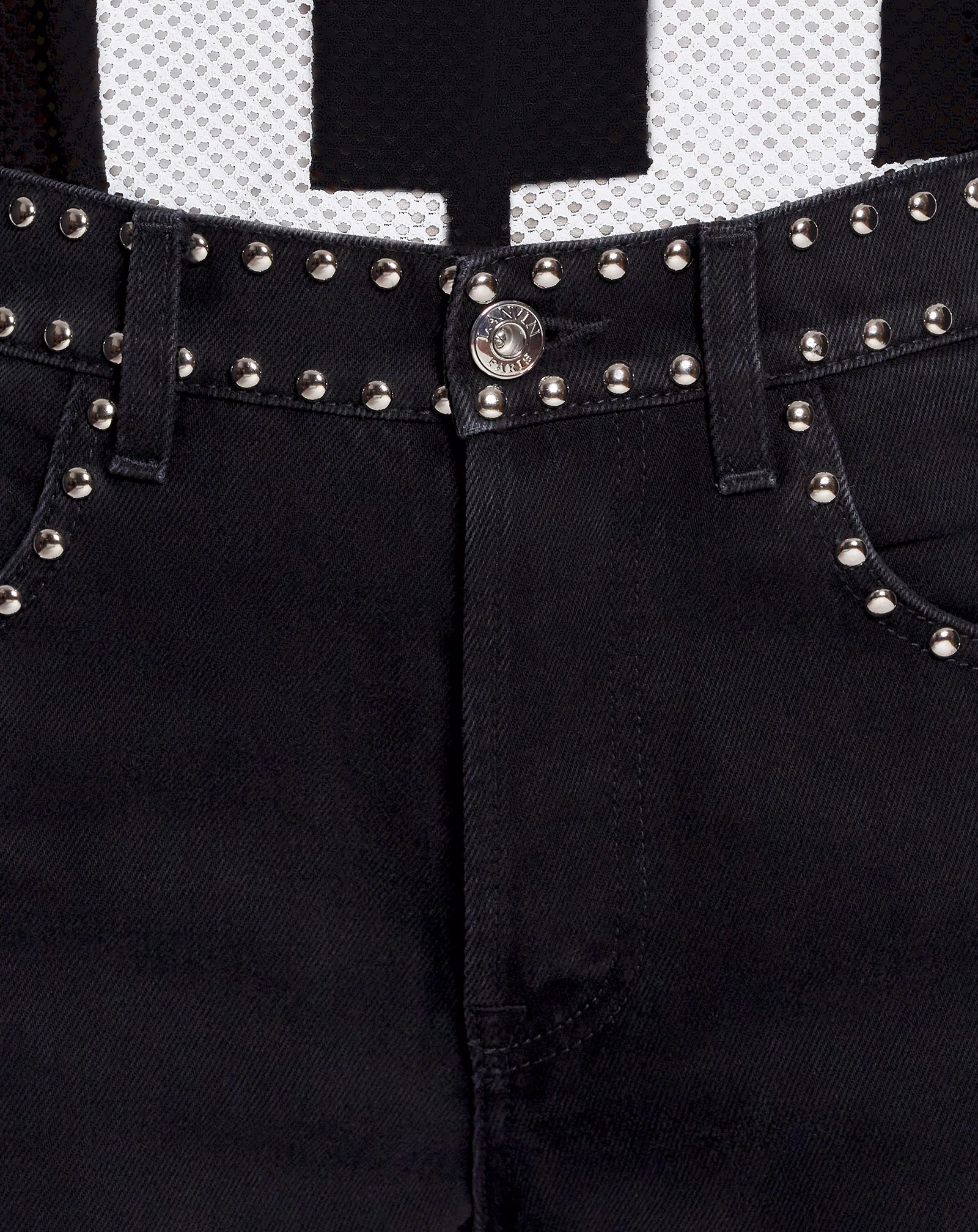 Lanvin x future flared pants with studs for women