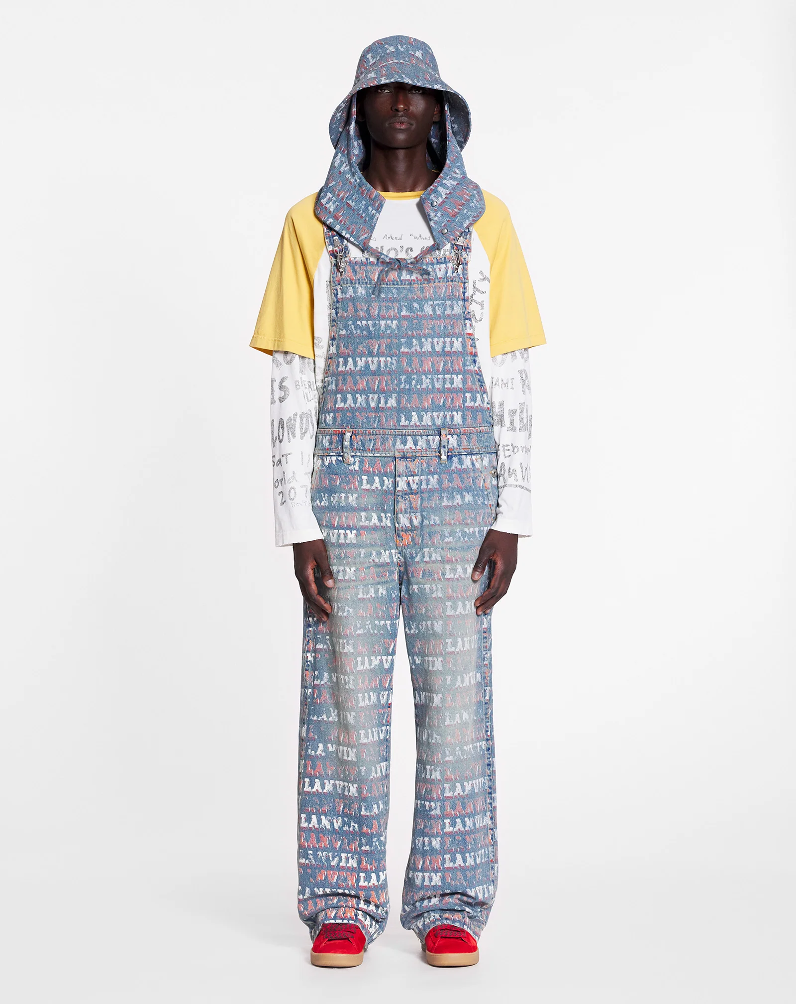 Lanvin x future loose-fit printed jumpsuit