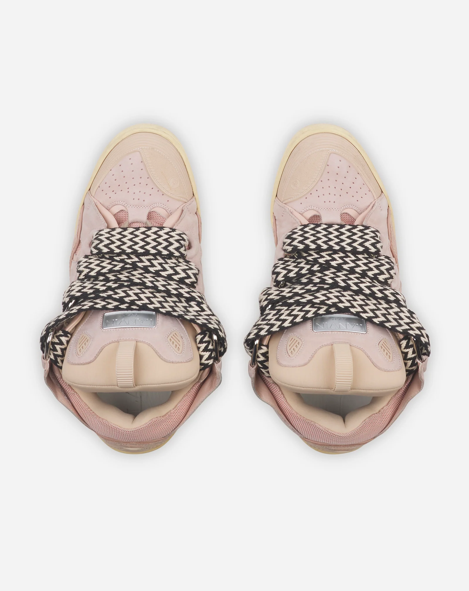 Curb leather sneakers